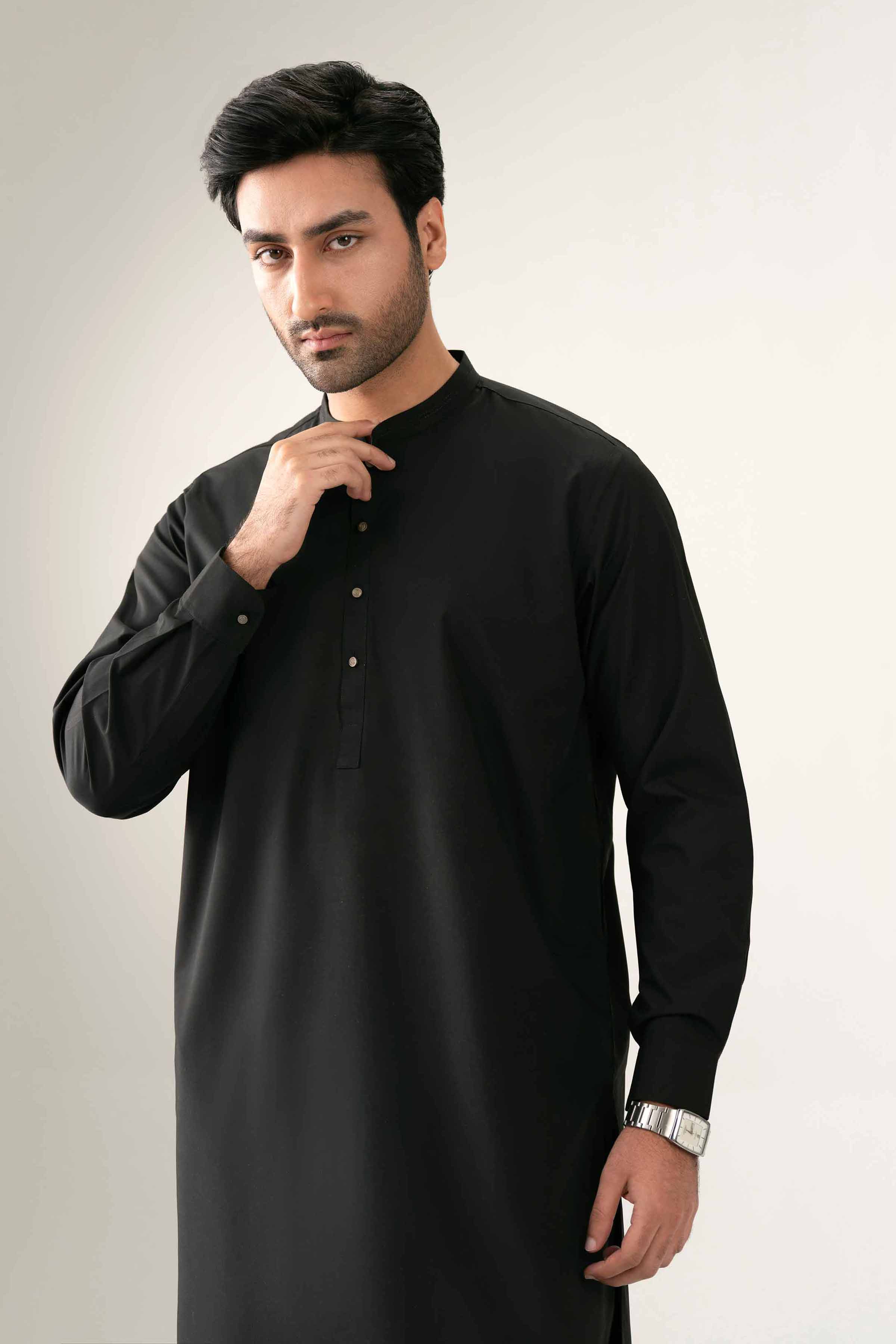 Nishat UK - Black Solids PV 2-piece ready to wear Dress