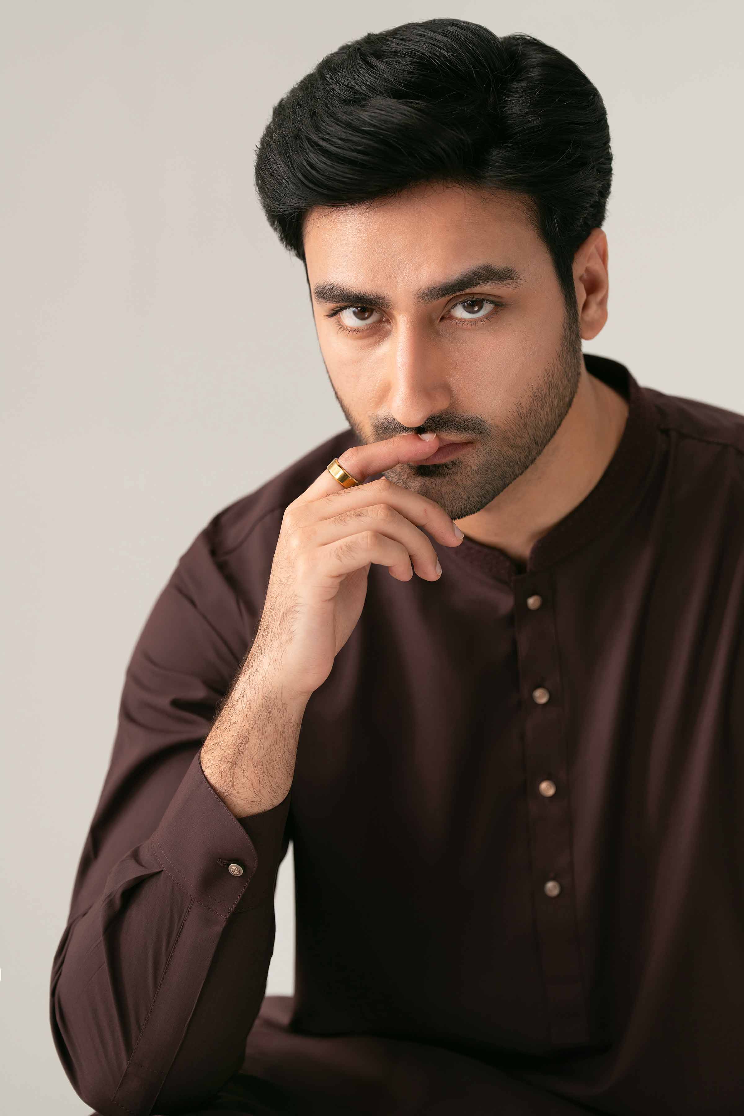 Nishat UK - Purple Embroidered PV 1-piece ready to wear kurta