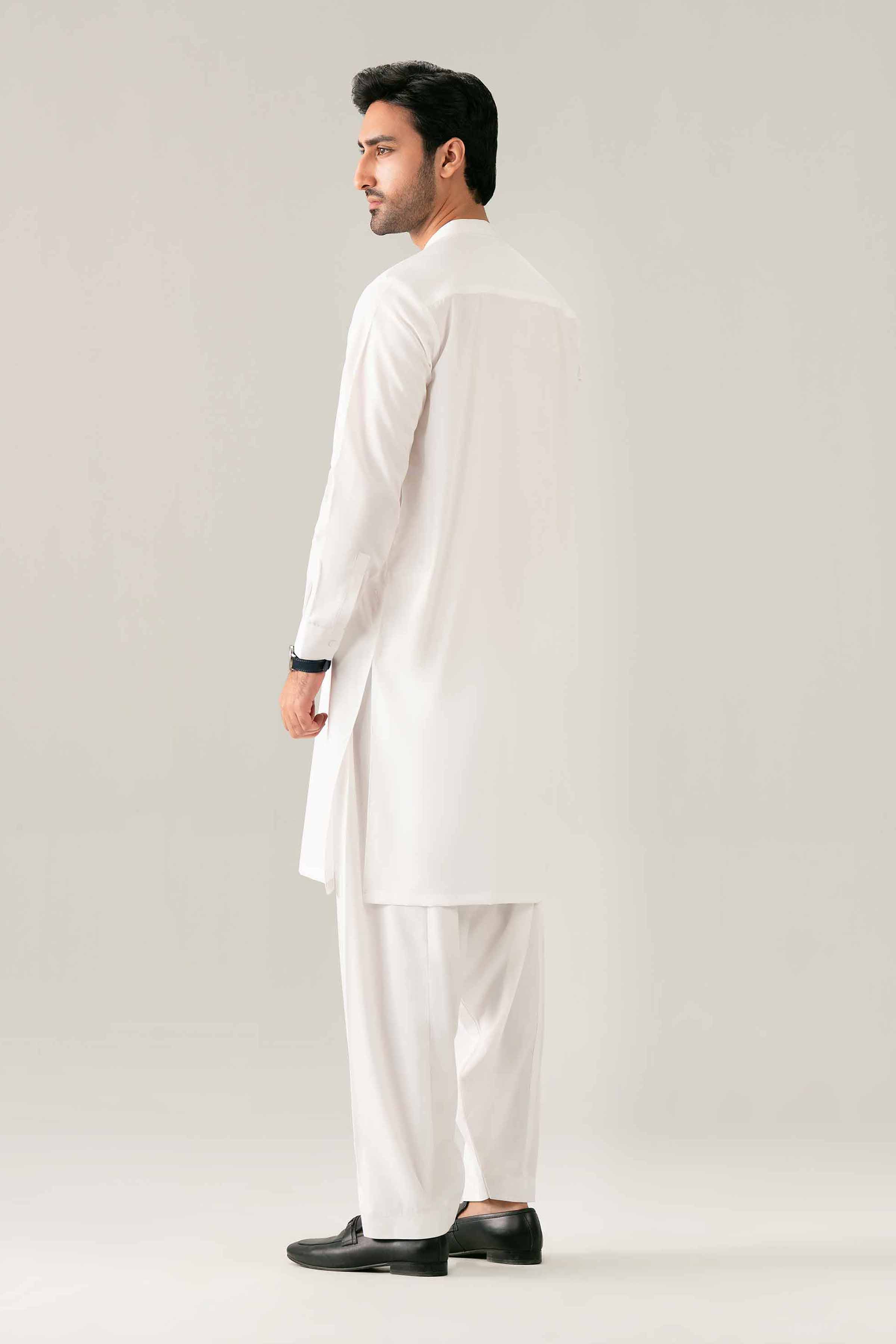 Nishat UK - White Solids Boski 2-piece ready to wear suit