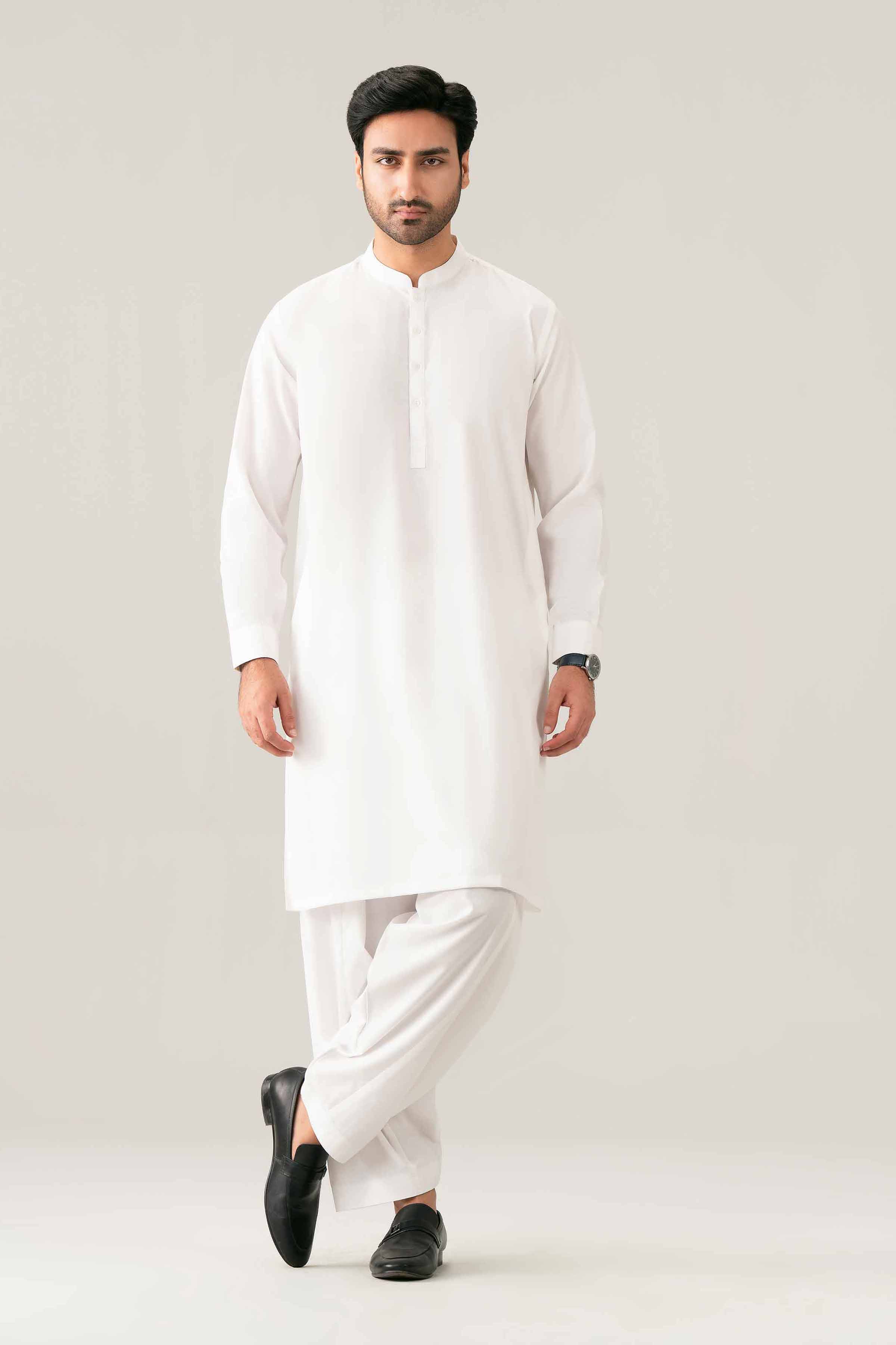 Nishat UK - White Solids Boski 2-piece ready to wear suit