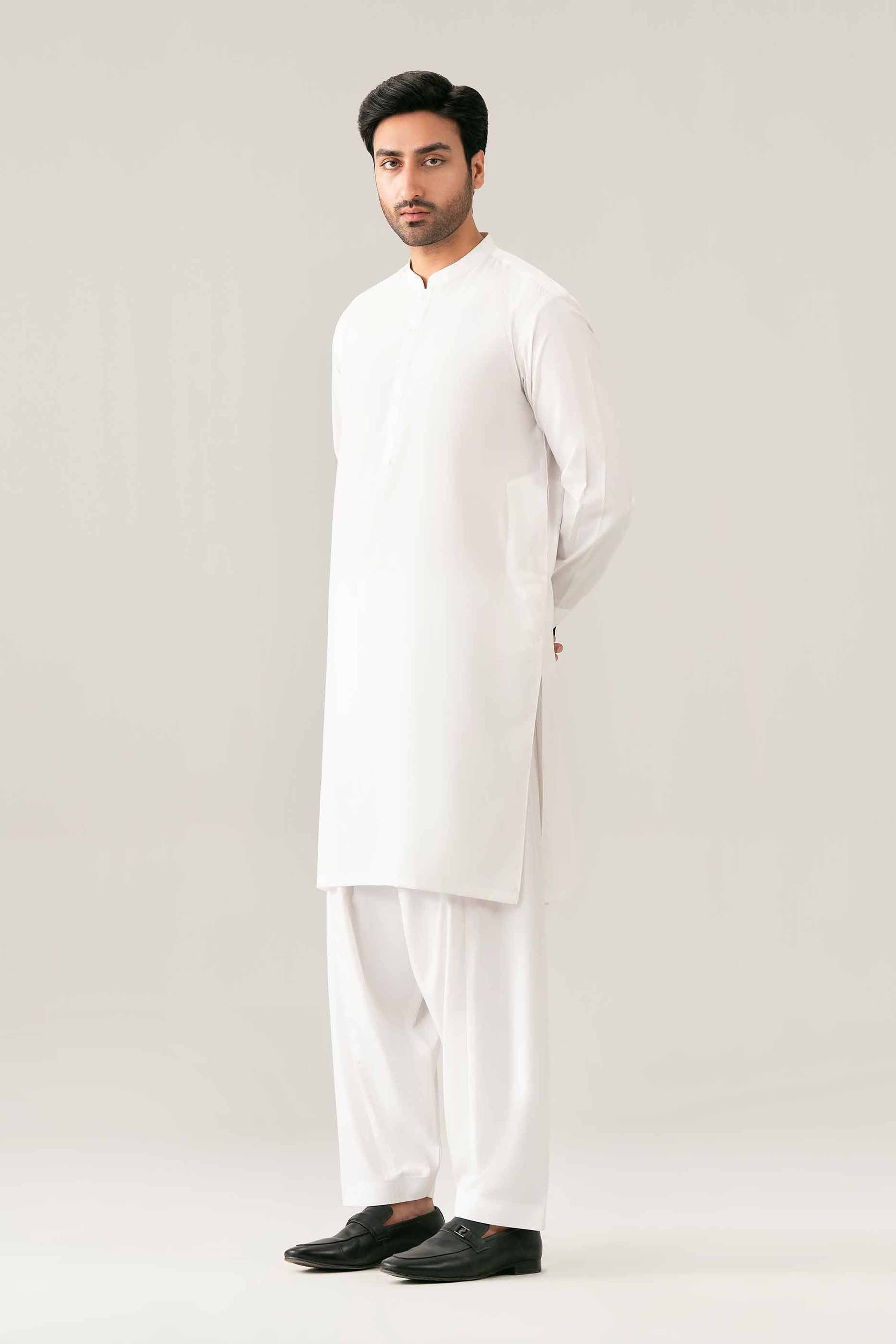 Nishat UK - White Solids Boski 2-piece ready to wear suit