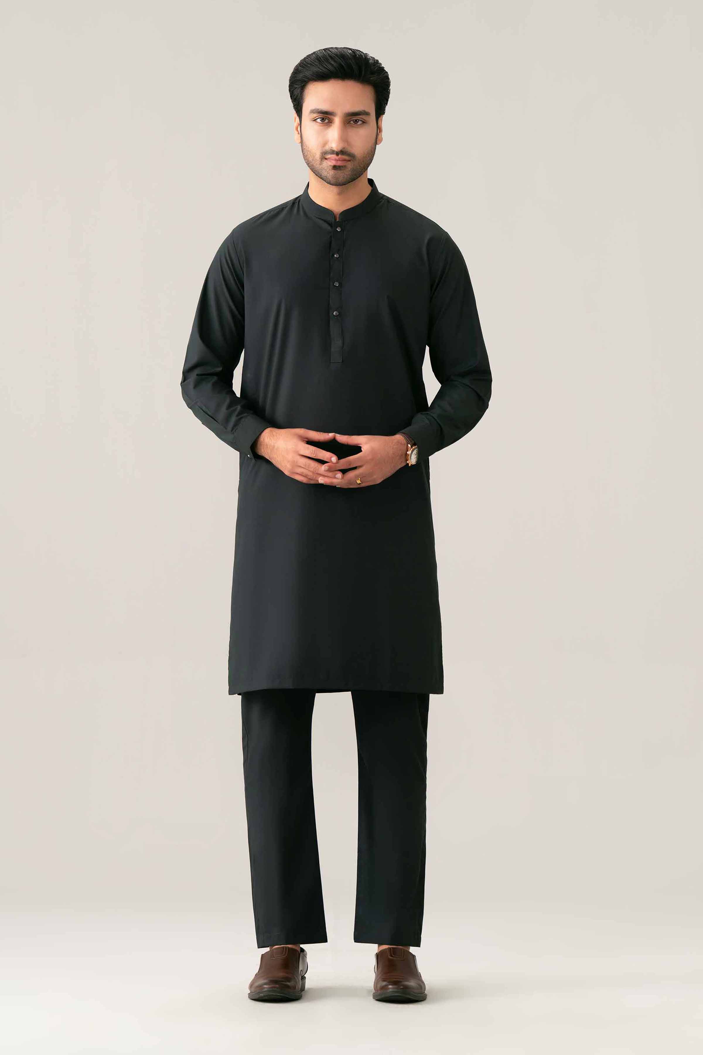 Nishat UK - Black Solids PV 2-piece ready to wear suit