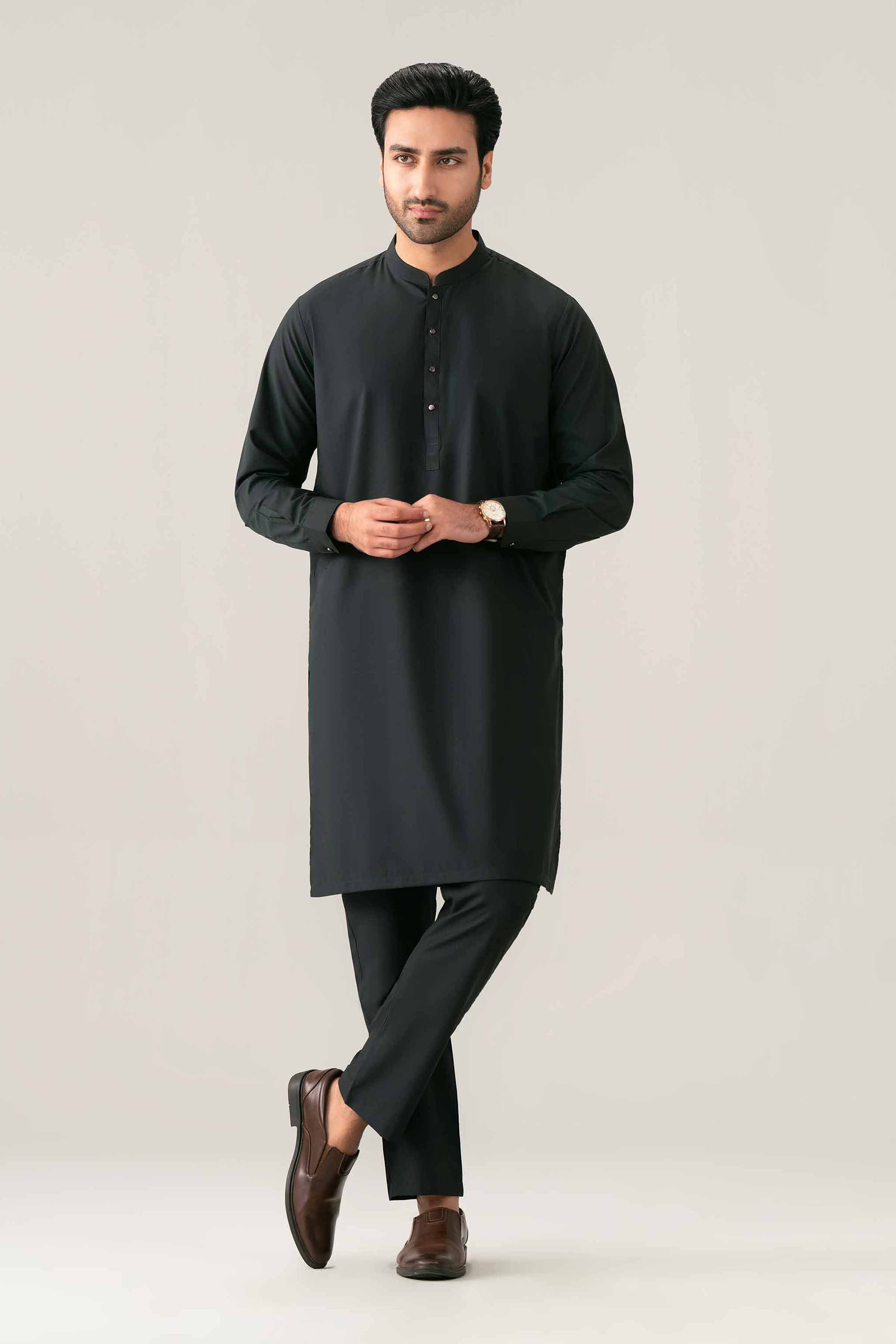 Nishat UK - Black Solids PV 2-piece ready to wear suit