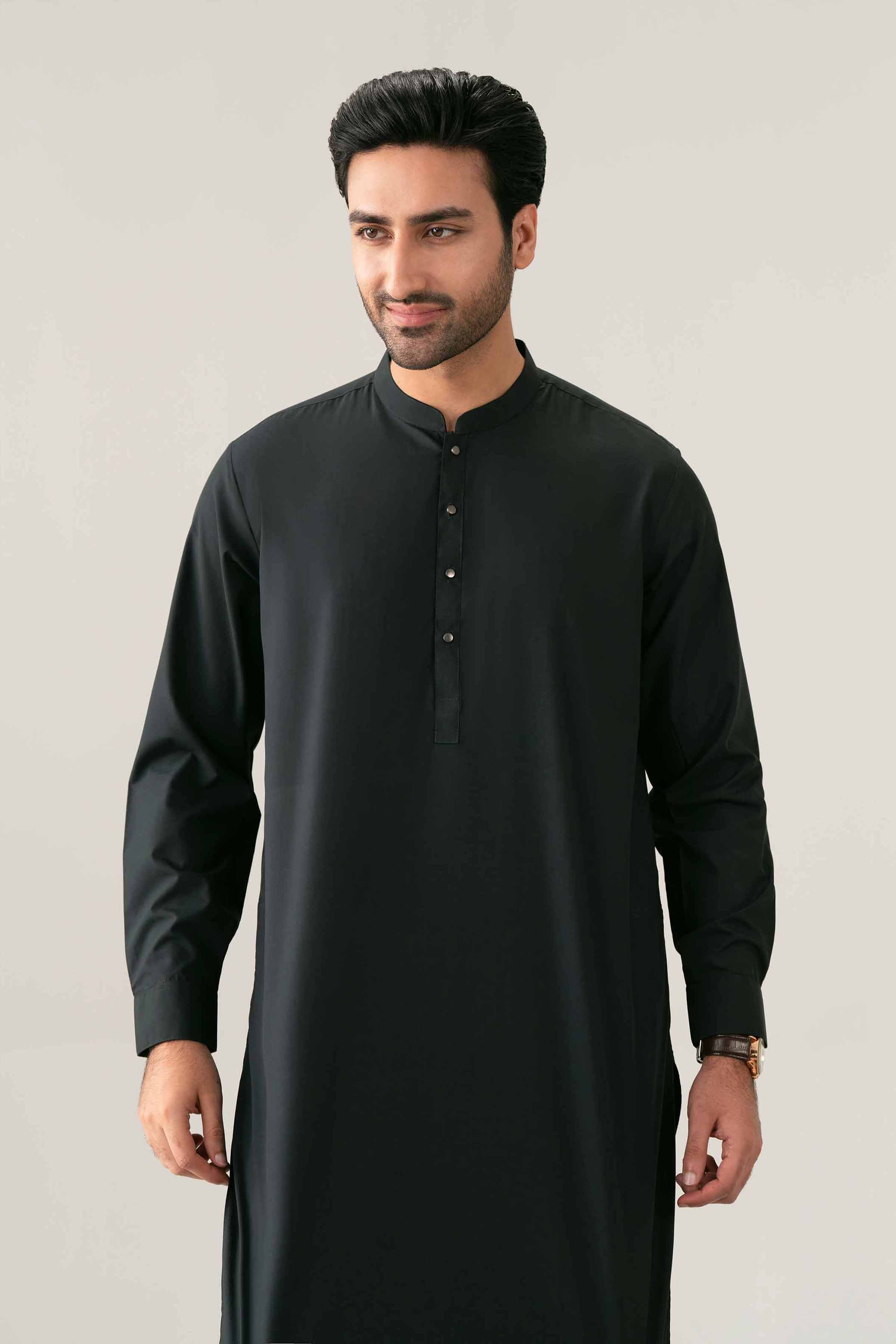 Nishat UK - Black Solids PV 2-piece ready to wear suit