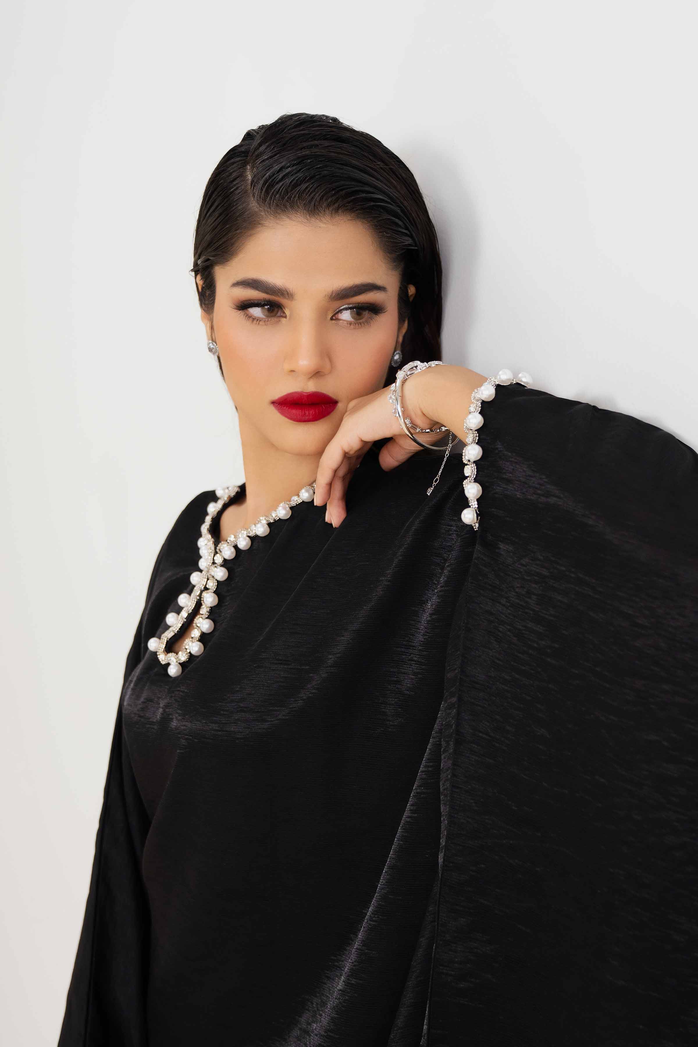 NishatUK - Black Solids  Poly Cotton  2-piece ready to wear Dress