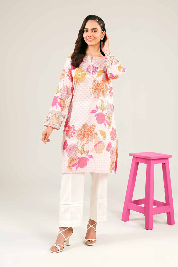 Printed Embroidered Shirt - PE24-287