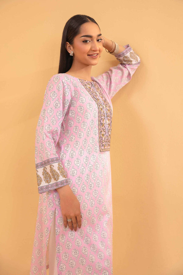 Printed Embroidered Shirt - PE24-289