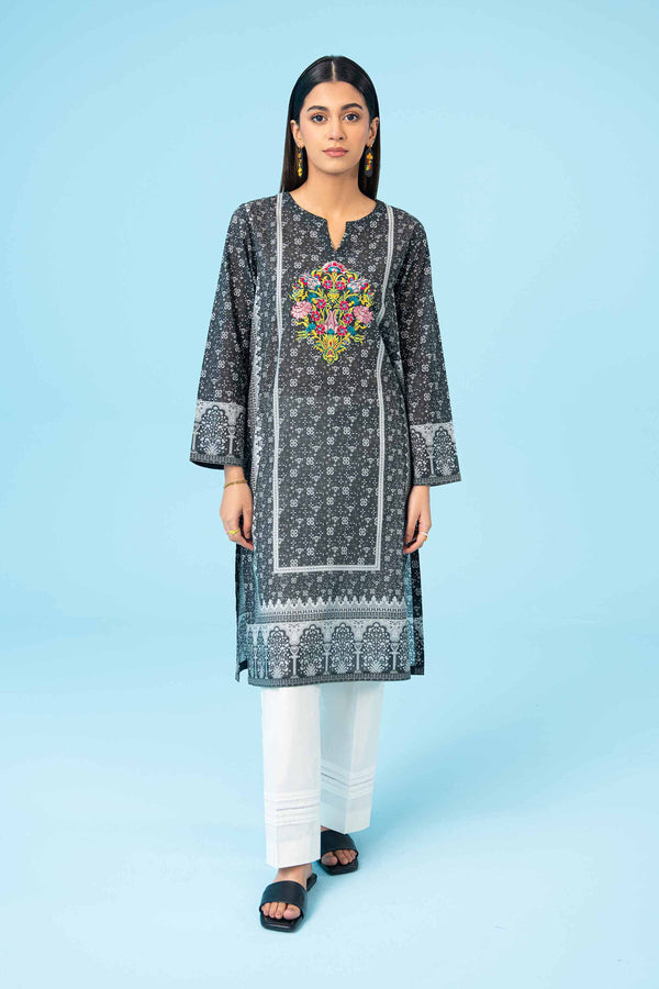 Printed Embroidered Shirt - PE24-358