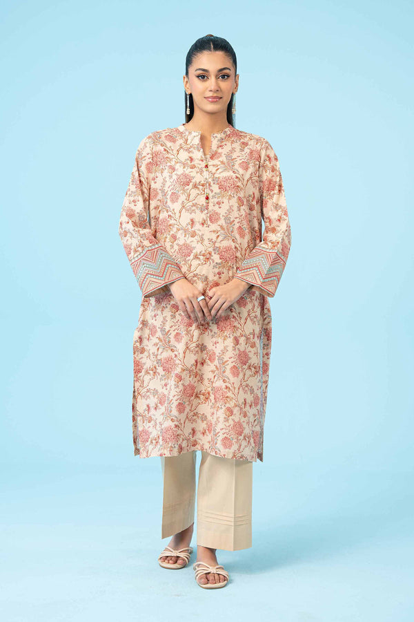 Printed Embroidered Shirt - PE24-377