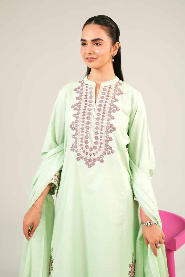 2 Piece - Embroidered Suit - PE24-84