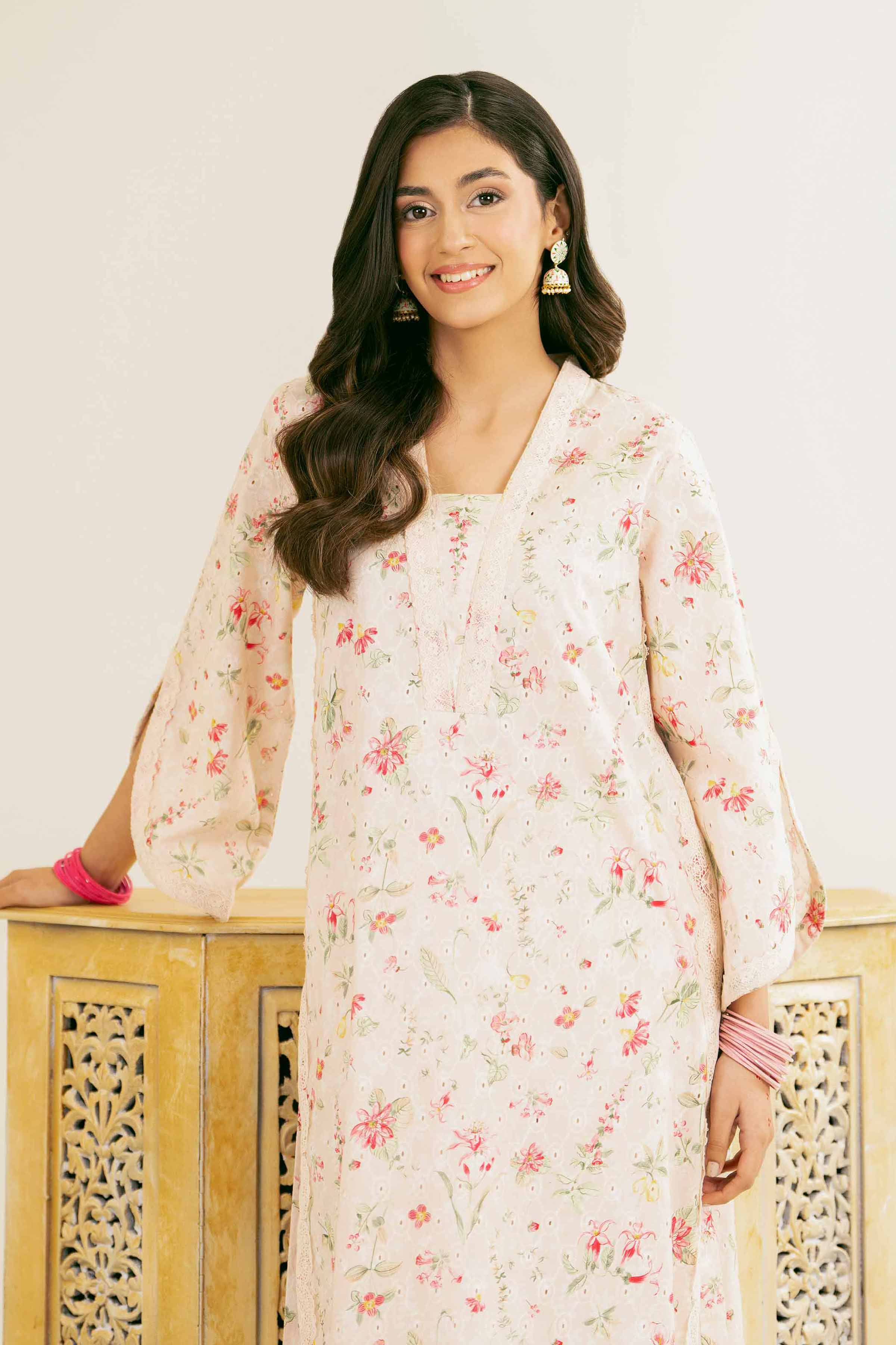 NishatUK - Brown Solids  Chicken Kari 2-piece ready to wear Dress