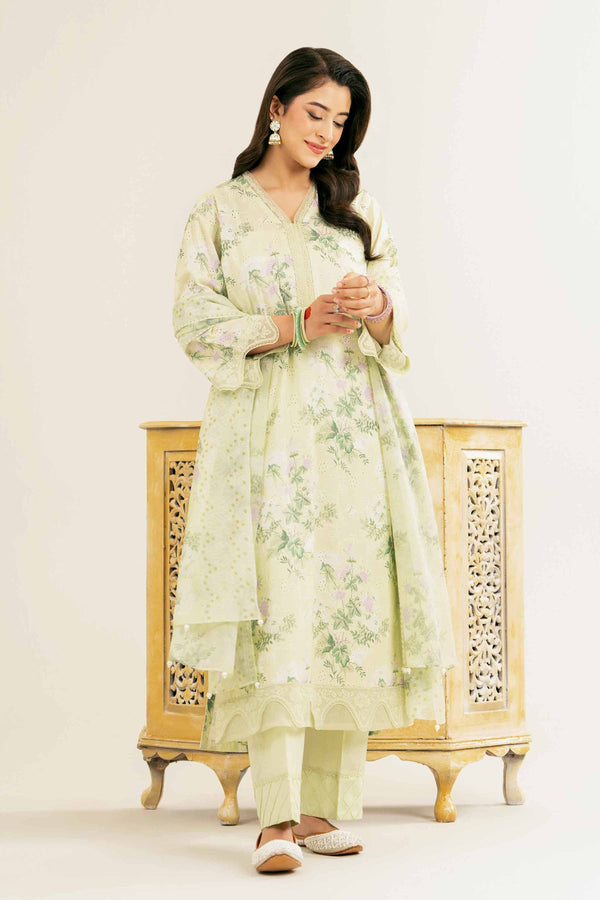 3 Piece - Printed Suit - PE25-107