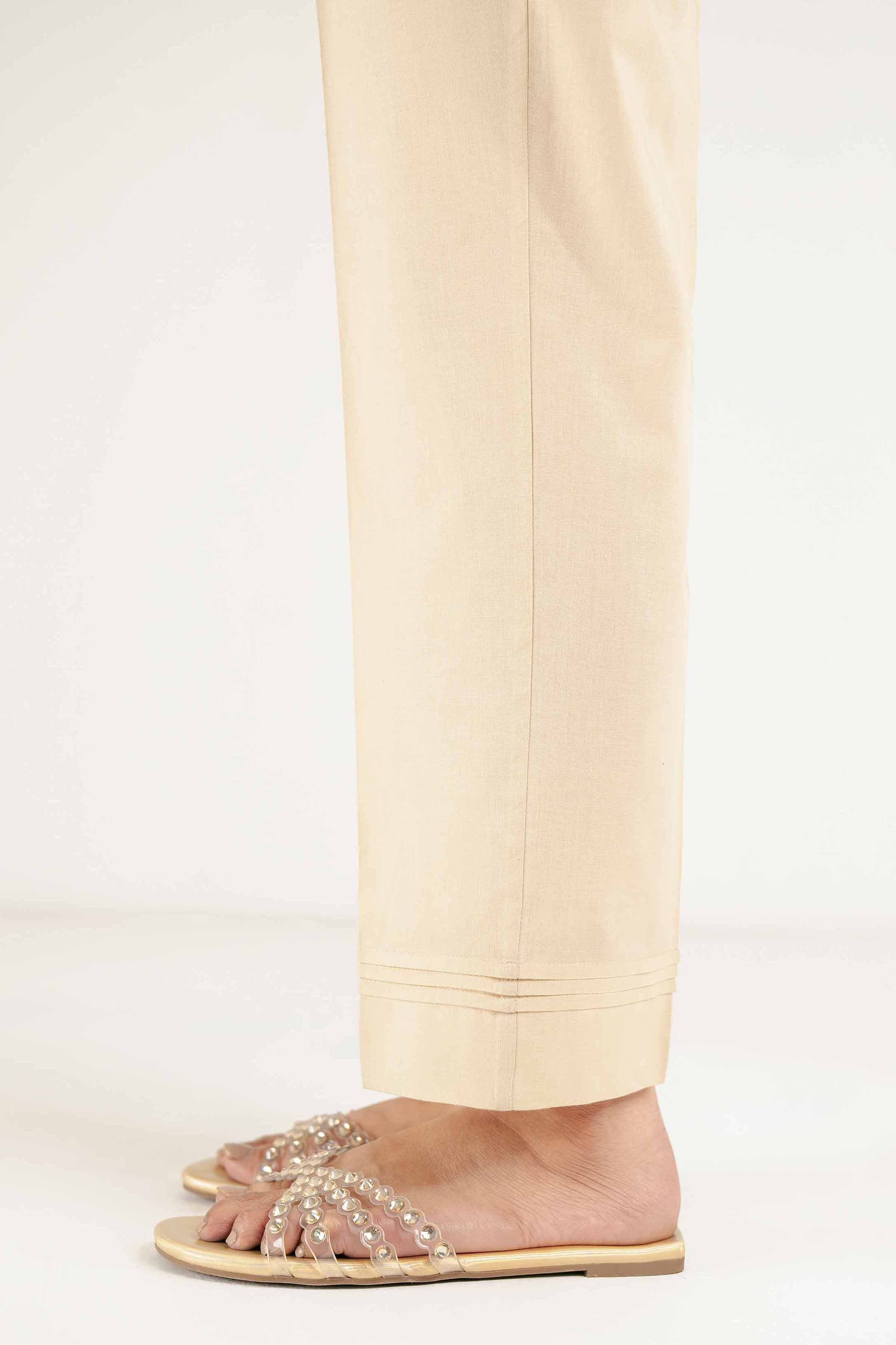 NishatUK - Brown Solids  Cambric 1-piece ready to wear Trouser