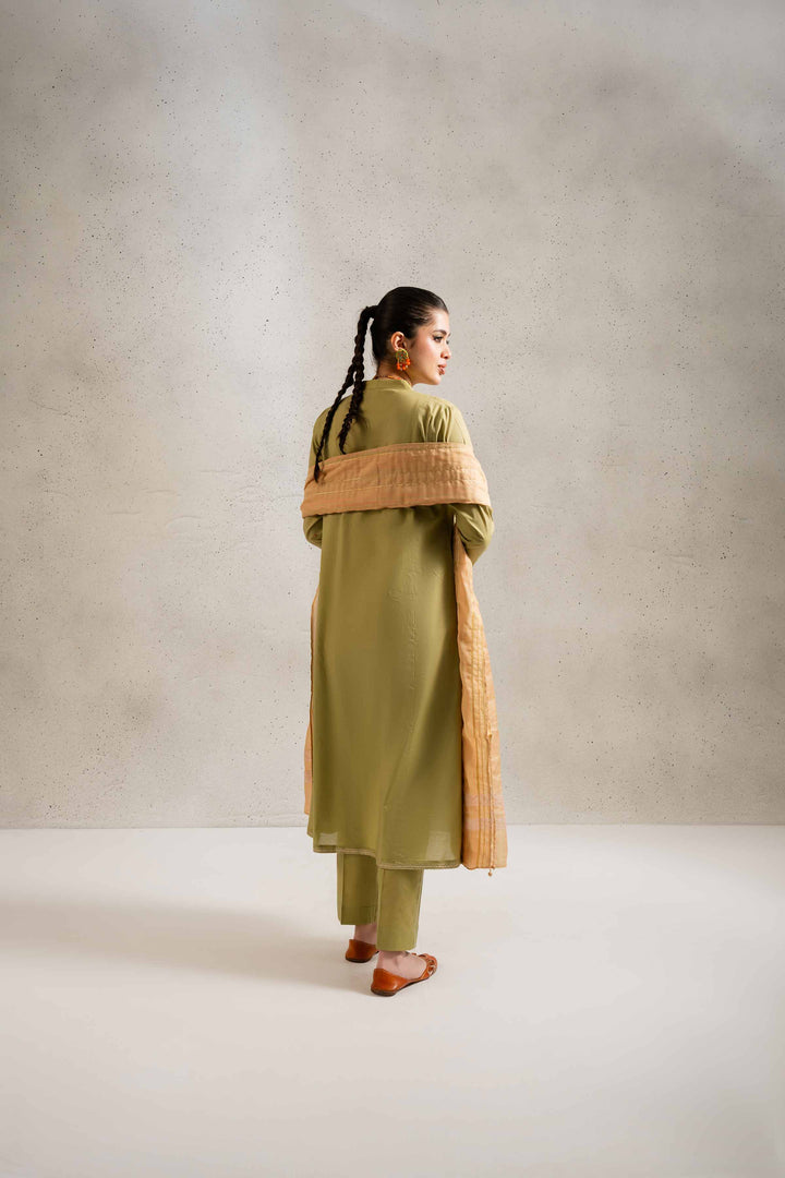 NishatUK - Brown Solids  Cambric 3-piece ready to wear Suit