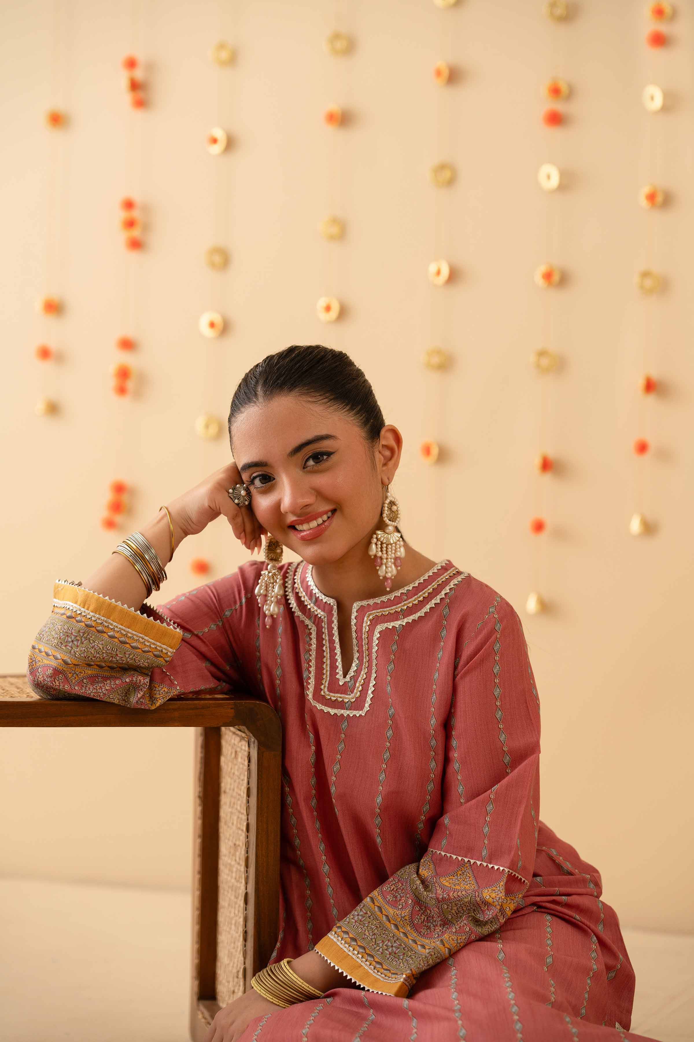 NishatUK - Pink Printed  Lawn 1-piece ready to wear Shirt