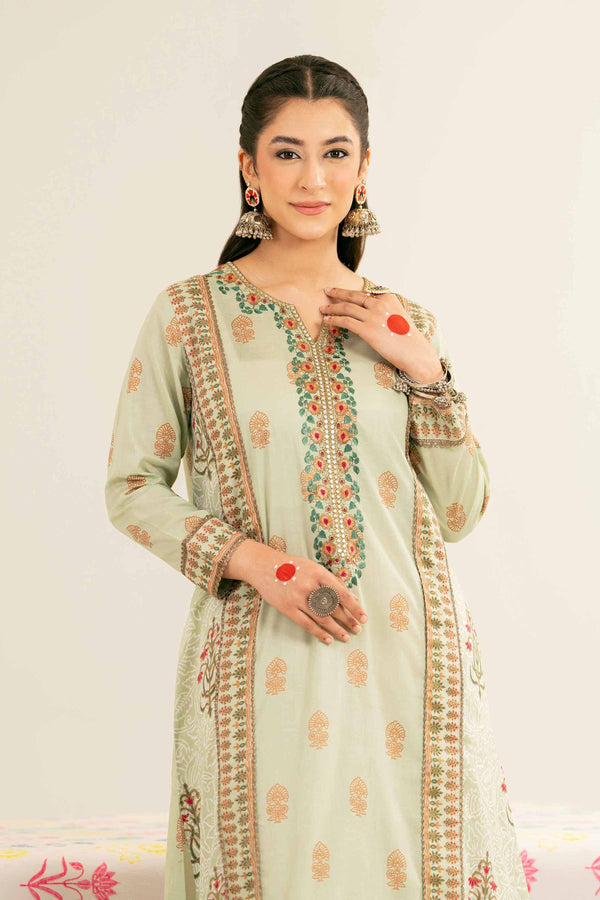 Printed Embroidered Shirt - PE25-209
