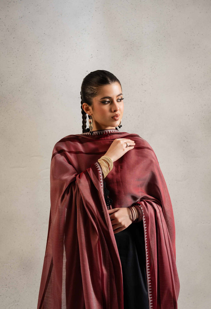 NishatUK - Black Solids  Cambric 3-piece ready to wear Suit