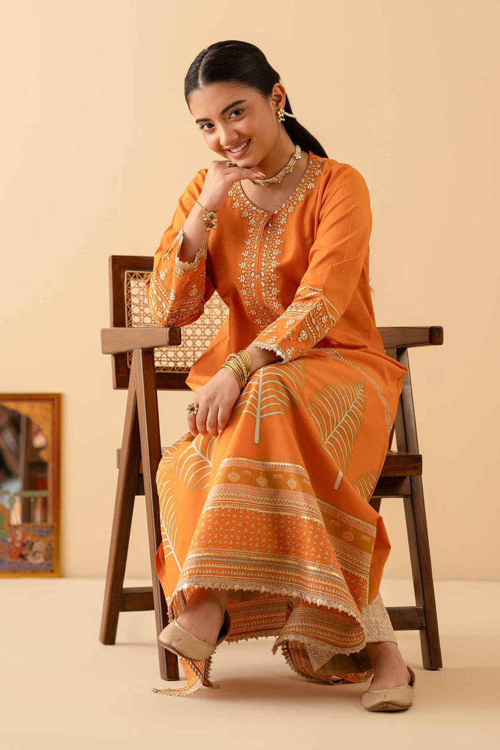 Embroidered Shirt - PE25-258 For Women - Pret Collection | Nishat | Shop Online