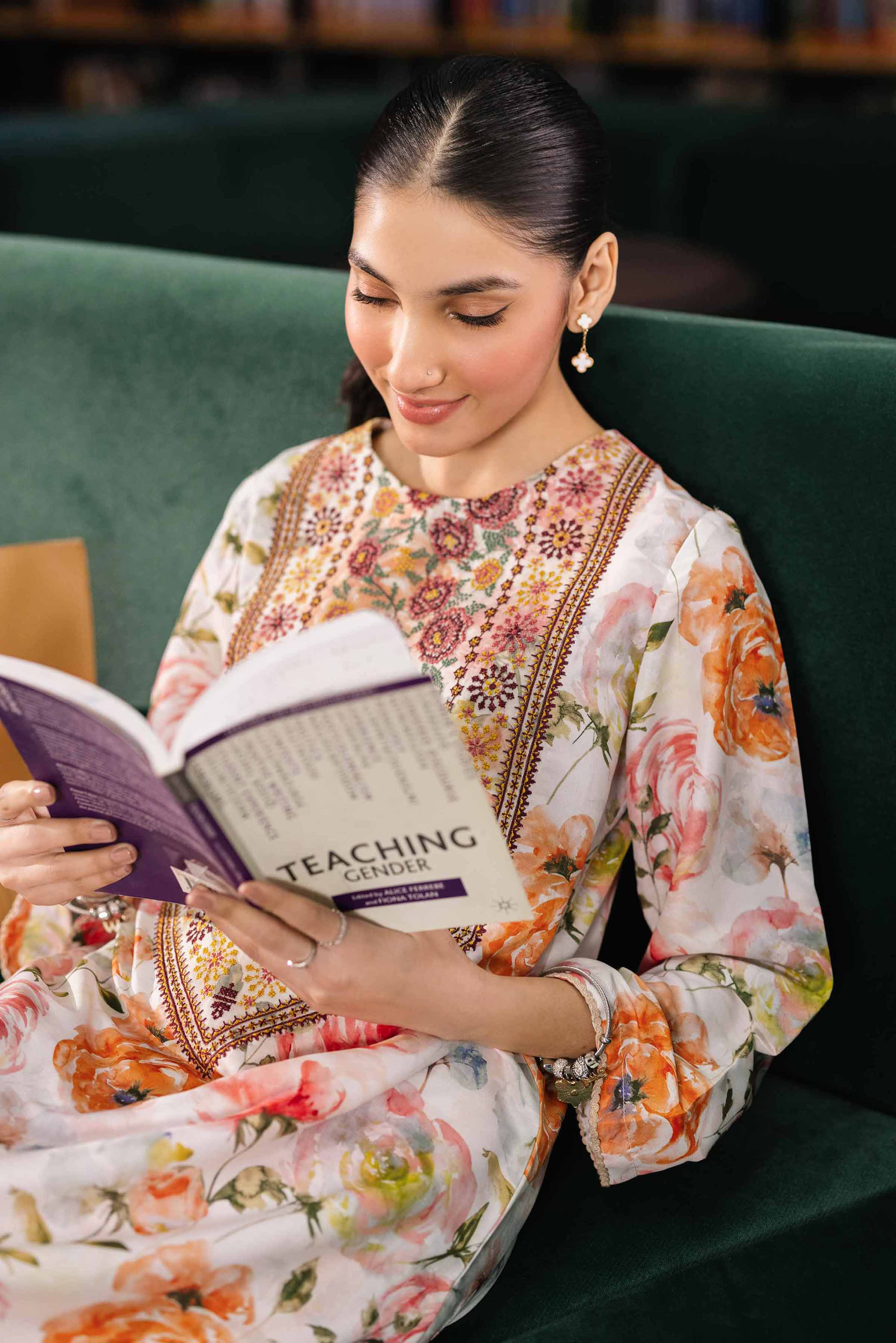 NishatUK - Multi Embroidered  Lawn 2-piece ready to wear Dress