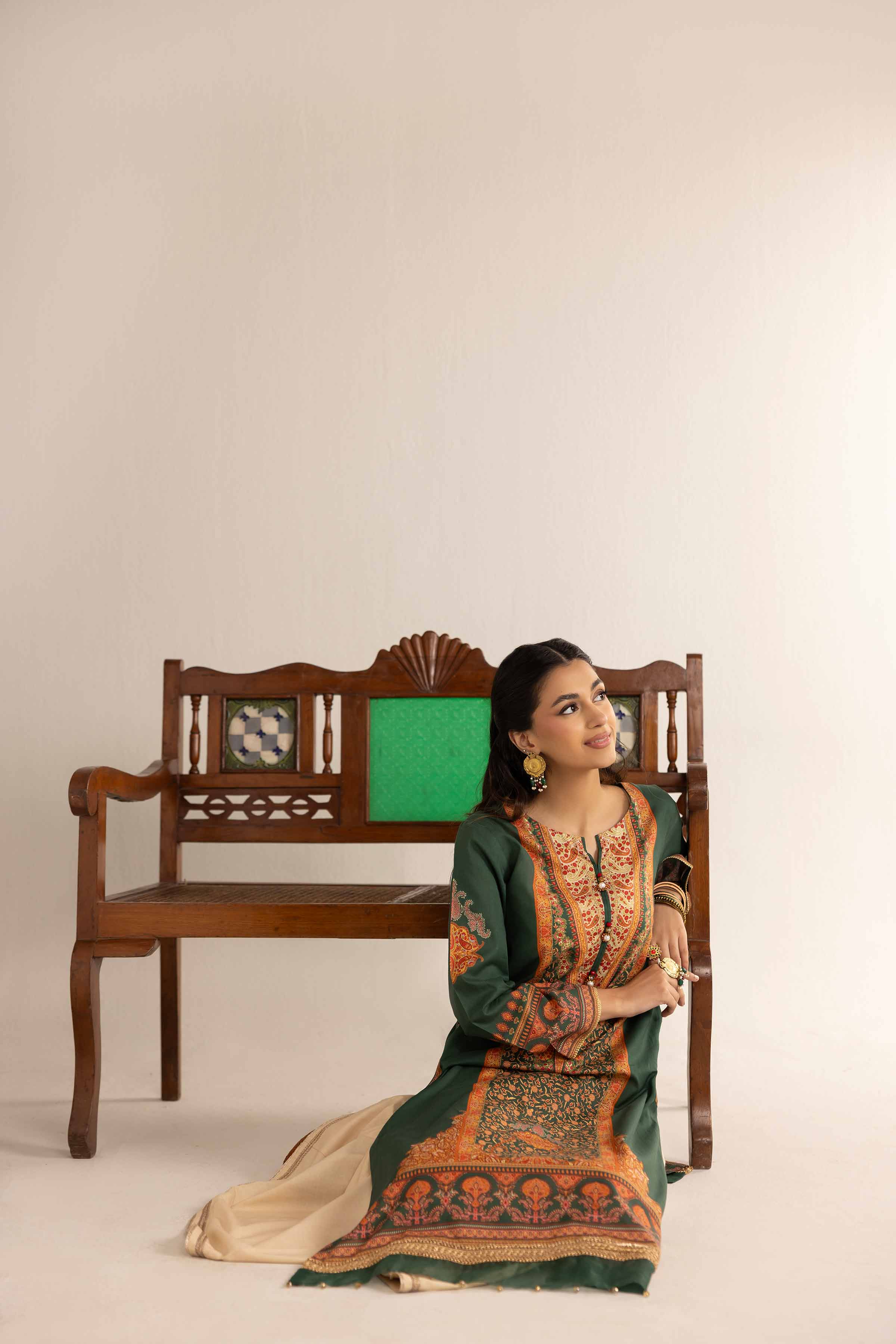 NishatUK - Pink Printed Lawn 1-piece ready to wear Shirt