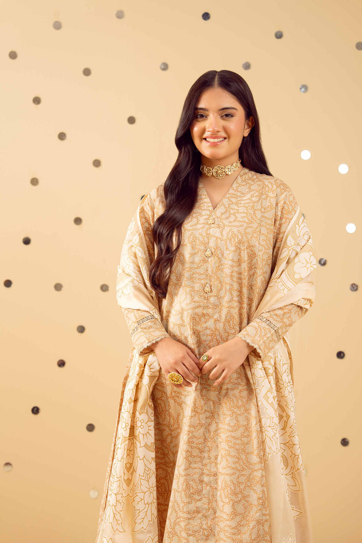 3 Piece - Printed Suit - PE25-376 for Women - Pret Collection | Nishat | Shop Online