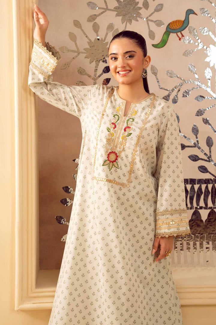 2 Piece - Printed Embroidered Suit - PE25-425 for Women - Pret Collection | Nishat | Shop Online