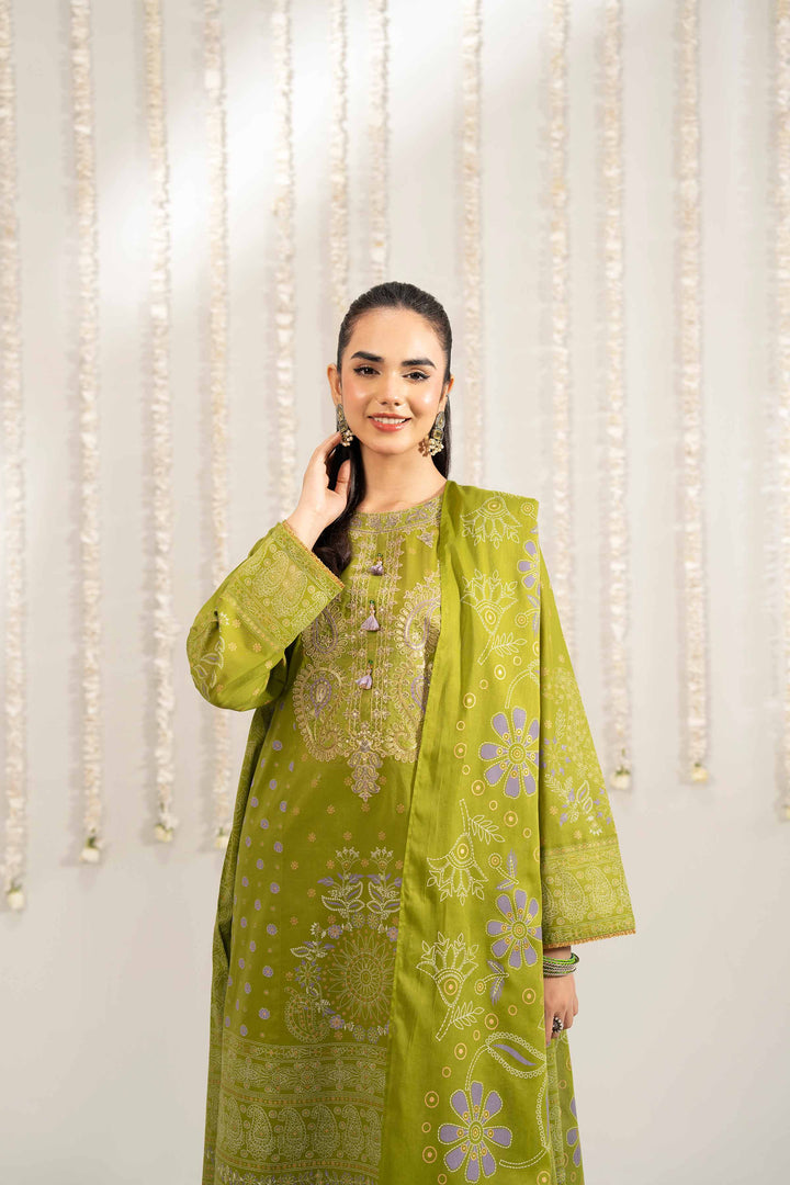 3 Piece - Printed Embroidered Suit - PE25-494 for Women - Pret Collection | Nishat | Shop Online