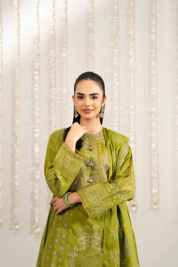 3 Piece - Printed Embroidered Suit - PE25-494 for Women - Pret Collection | Nishat | Shop Online