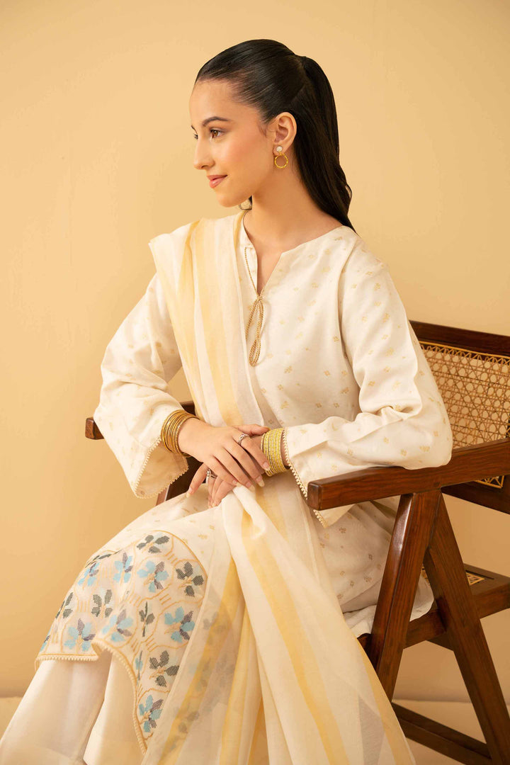 3 Piece - Embroidered Suit - PE25-496 for Women - Pret Collection | Nishat | Shop Online