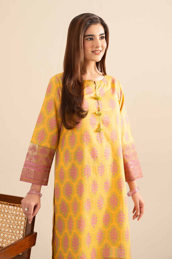 2 Piece - Printed Embroidered Suit - PE25-499