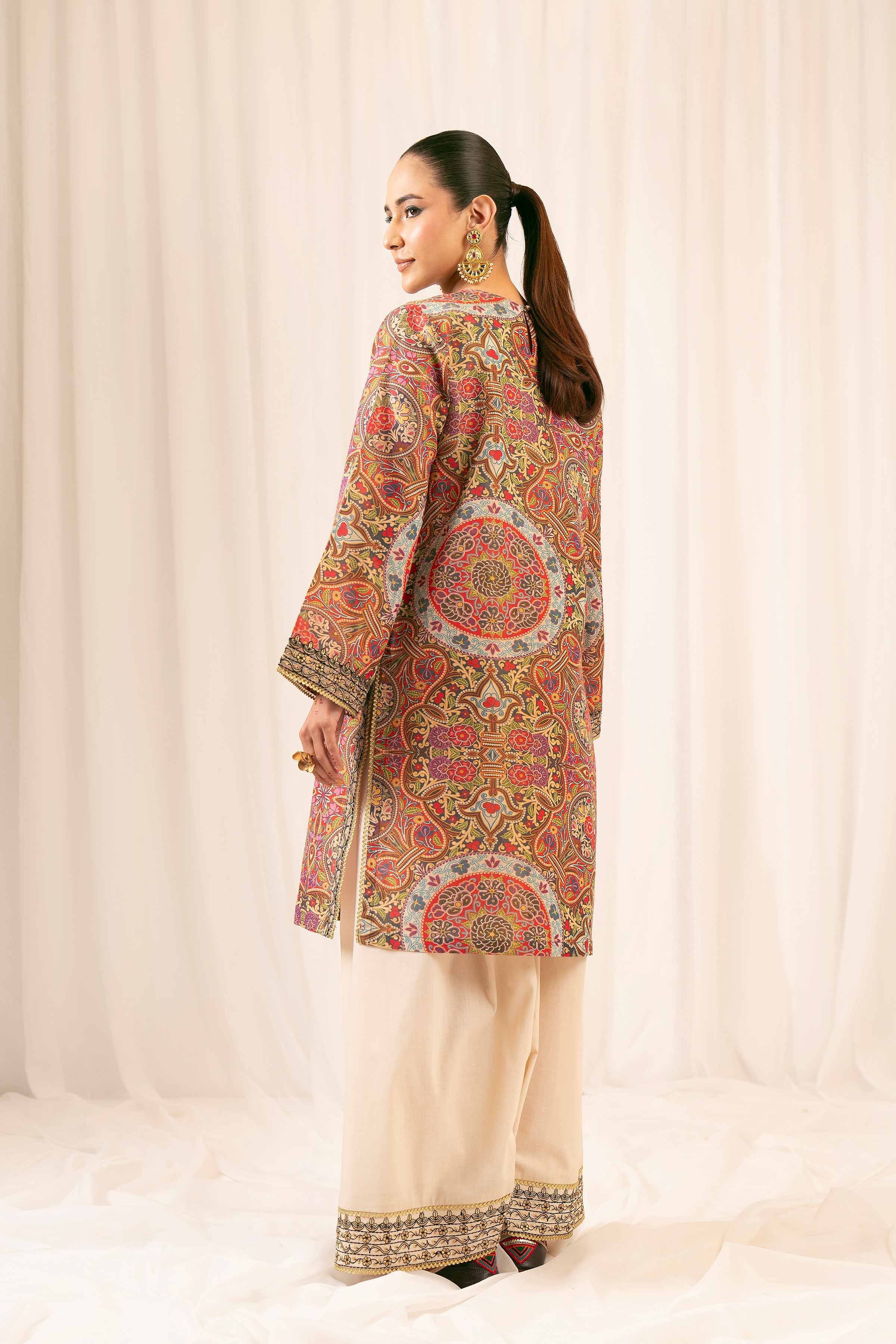 NishatUK - Multi Embroidered Jacquard 2-piece ready to wear Dress