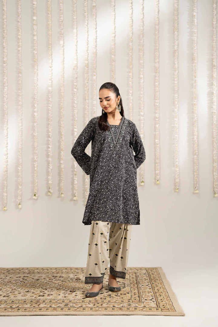 2 Piece - Printed Embroidered Suit - PE25-501 for Women - Pret Collection | Nishat | Shop Online