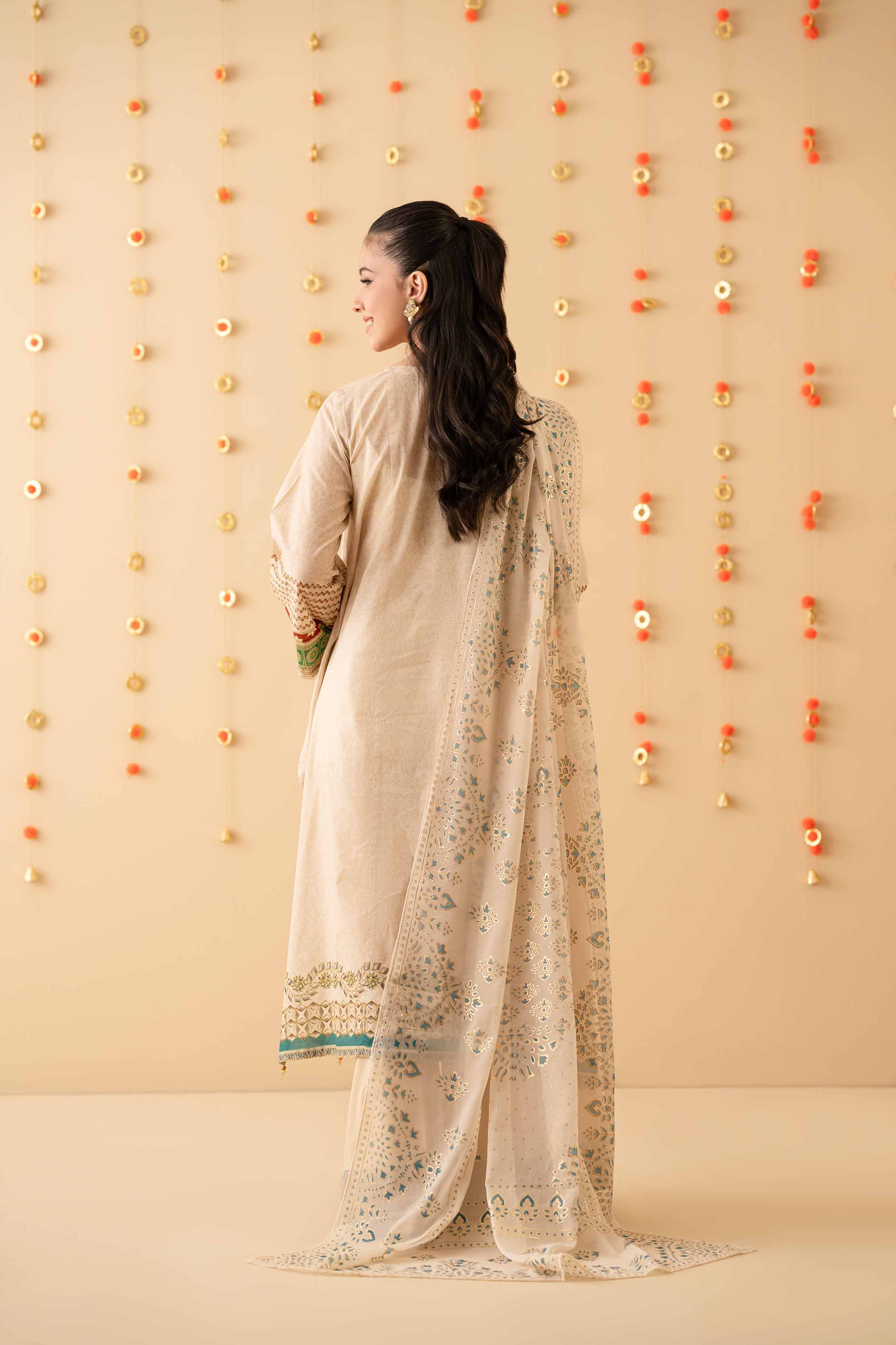 NishatUK - Skin Printed Lawn 2-piece ready to wear Dress