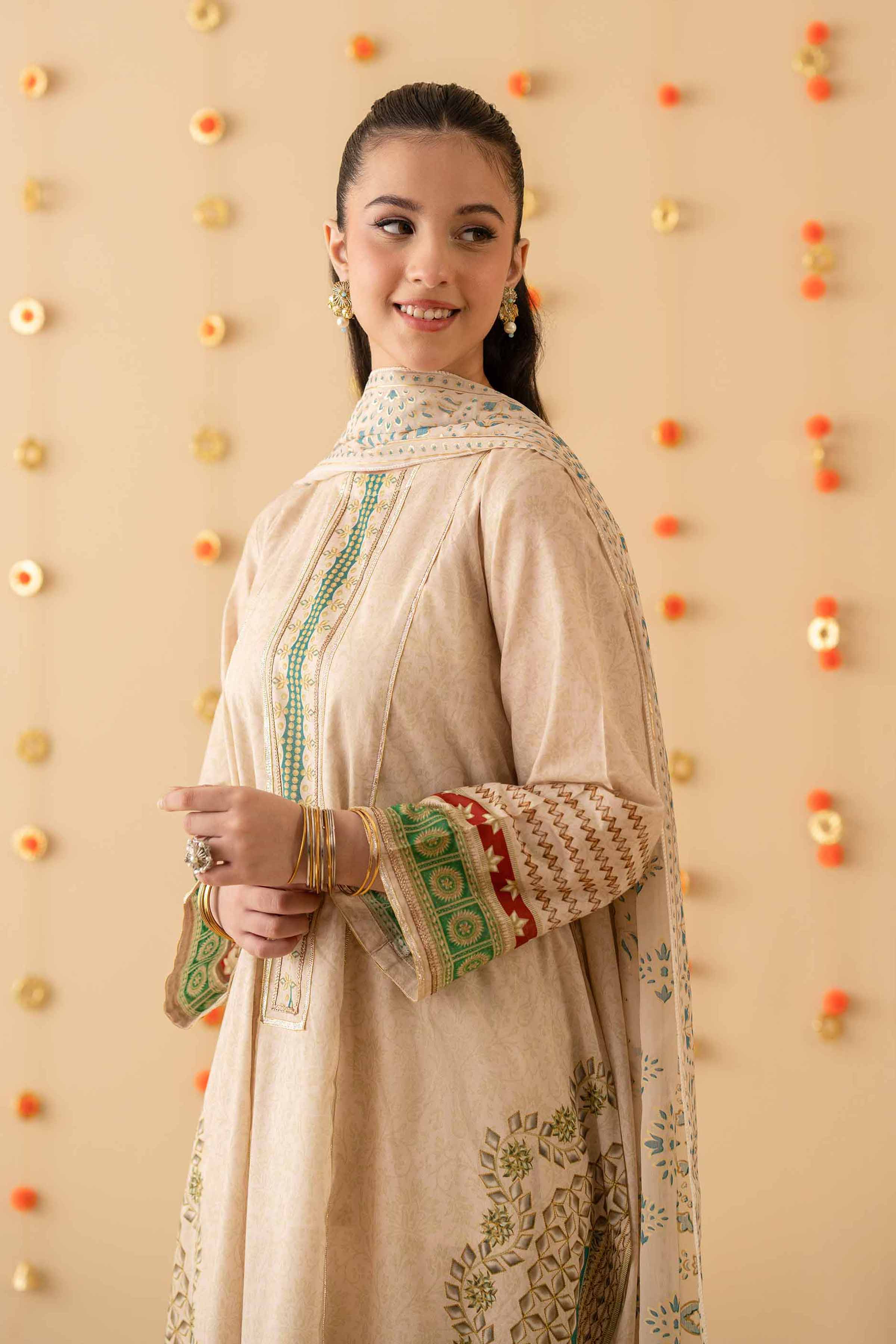 NishatUK - Skin Printed Lawn 2-piece ready to wear Dress