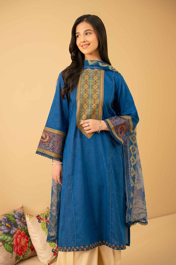 2 Piece - Printed Embroidered Suit - PE25-519 for Women - Pret Collection | Nishat | Shop Online