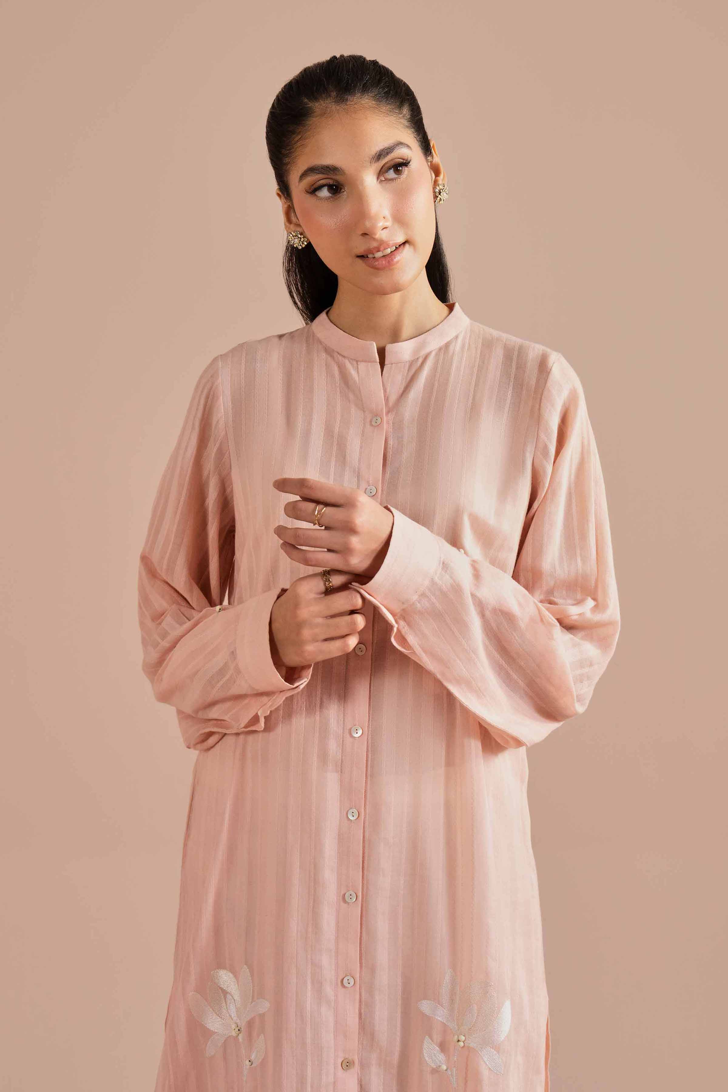 Embroidered Shirt - PE26-08 for Women - Pret Collection | Nishat | Shop Online