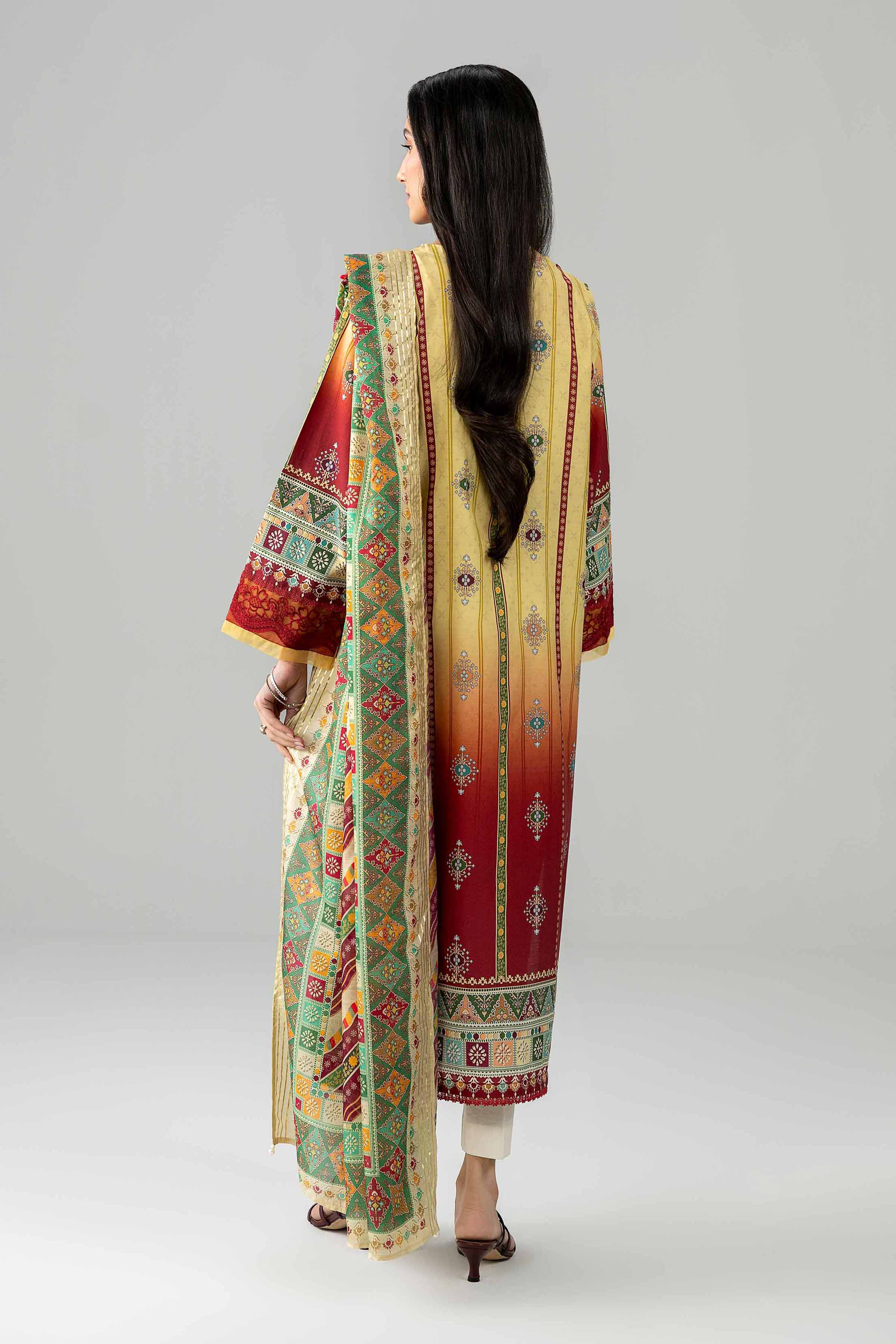 Nishat UK - Multi Embroidered Fine Texture Base 2-piece ready to wear Dress