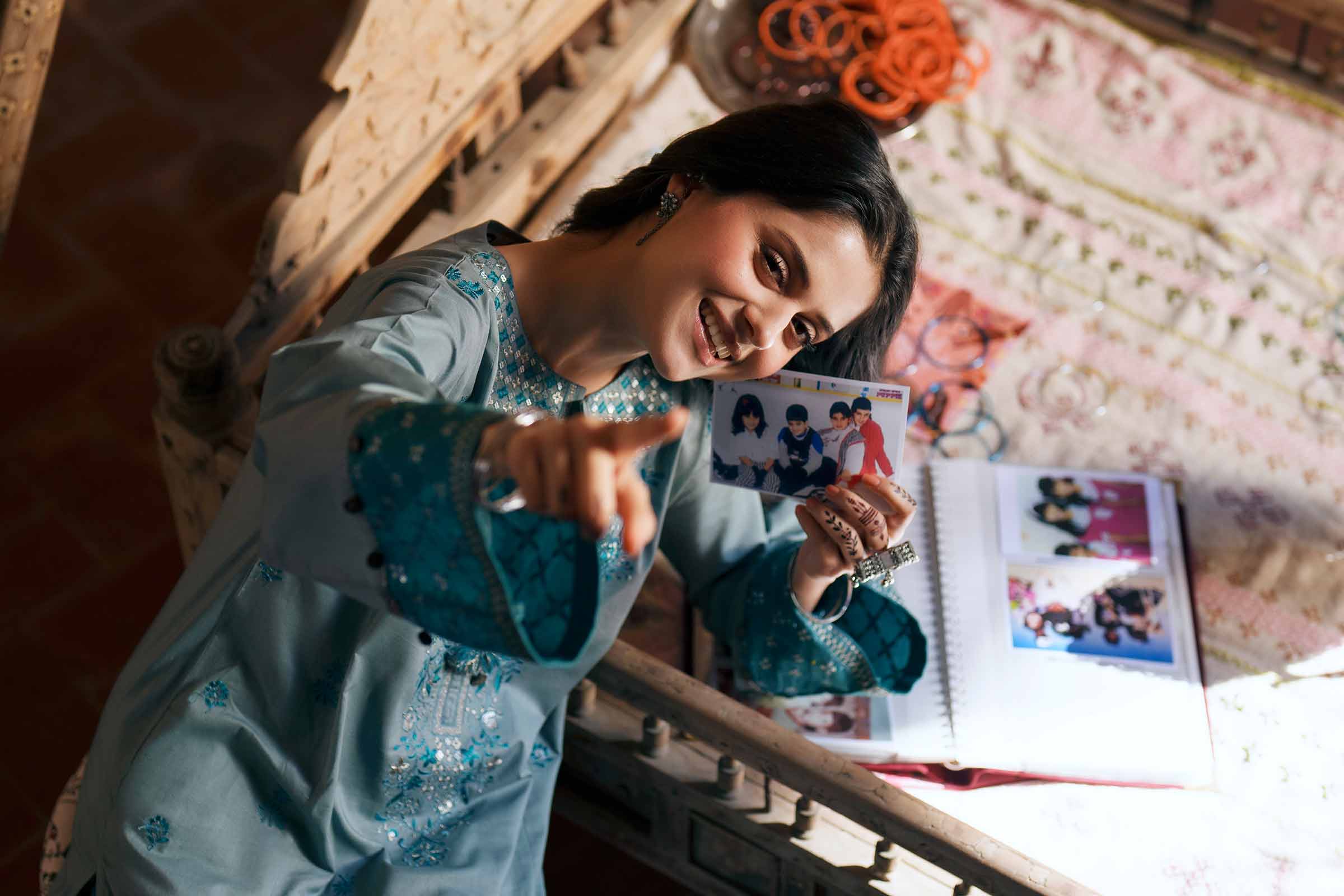 NishatUK - Blue Embroidered Cambric 2-piece ready to wear Dress