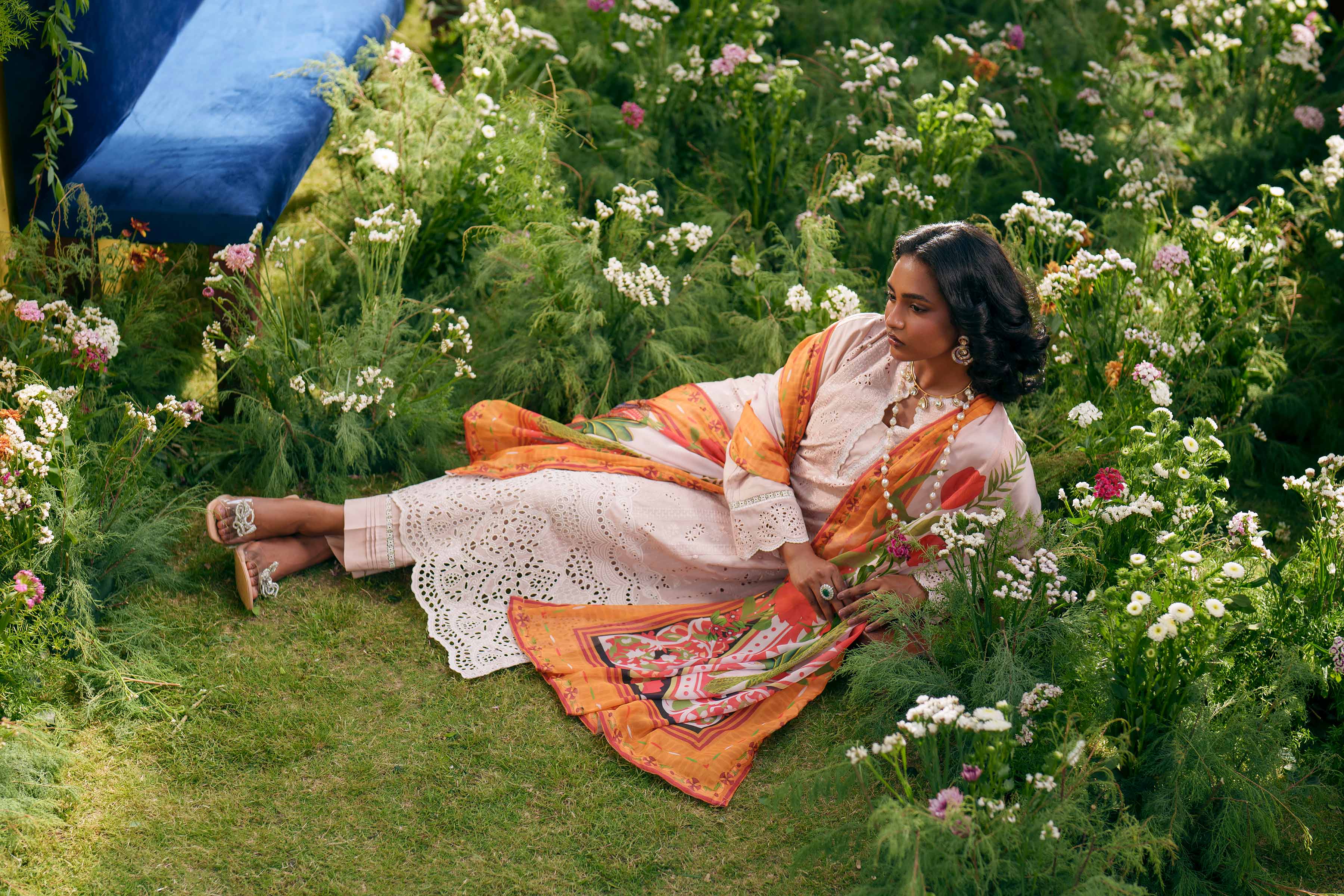 Nishat UK - Pink Embroidered PV Slub 3 Pieces Ready To Wear Suit