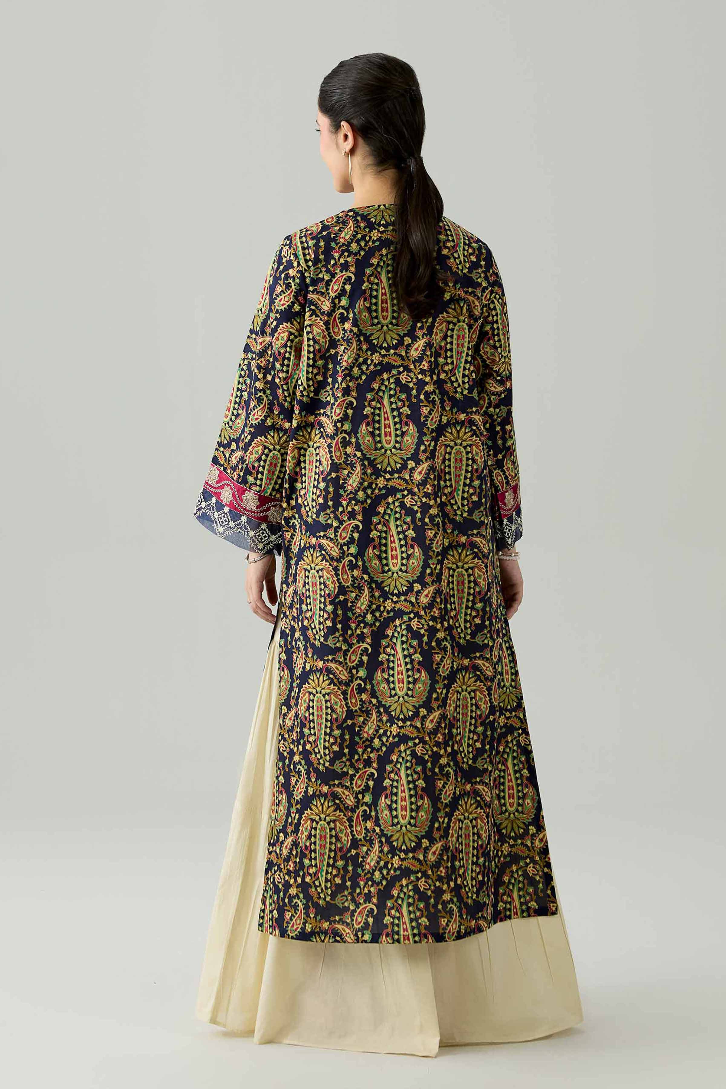 Nishat UK - Blue Embroidered Lawn 1-piece ready to wear Shirt