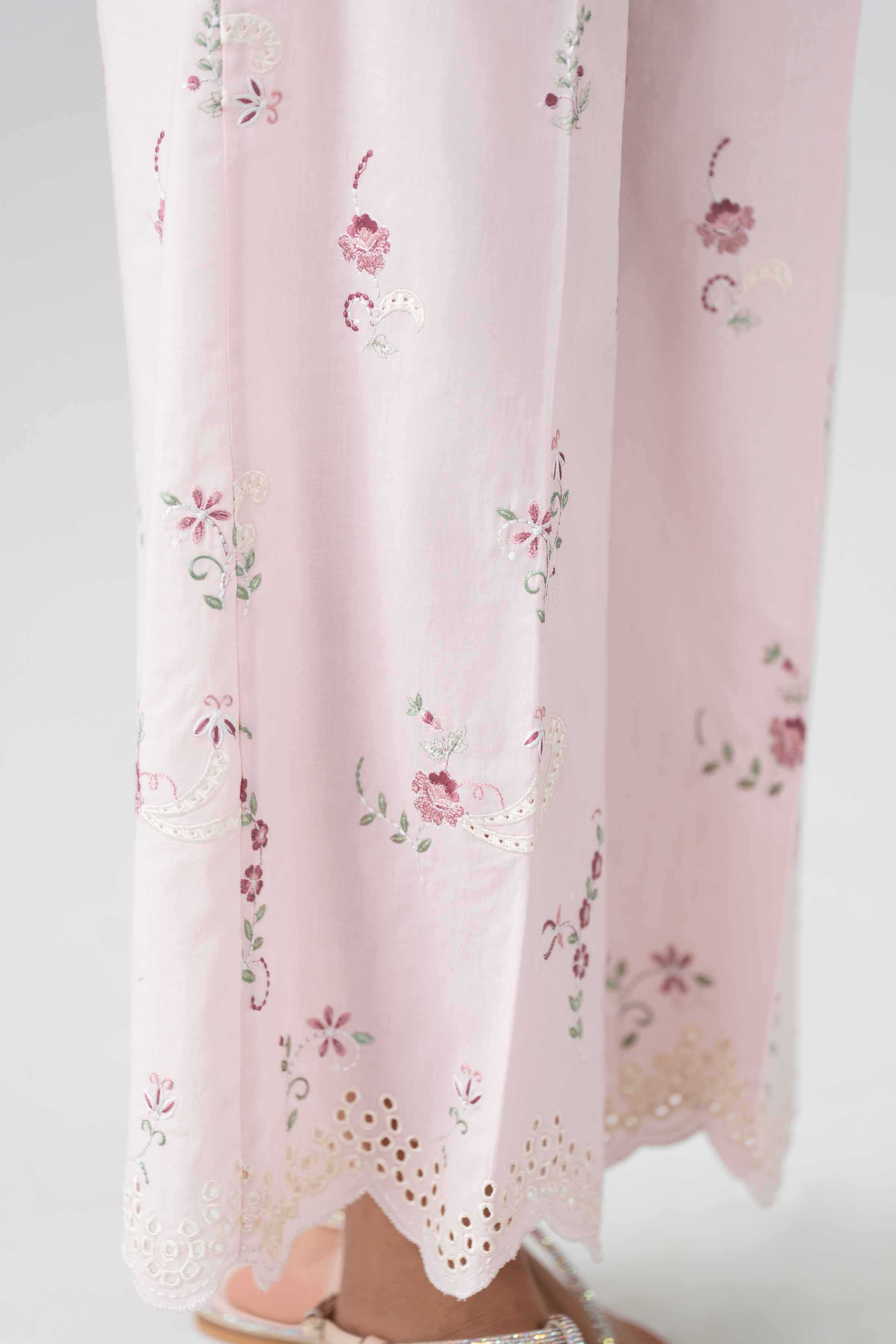 Nishat UK - Pink Embroidered Cambric 2 Piece ready to wear Dress