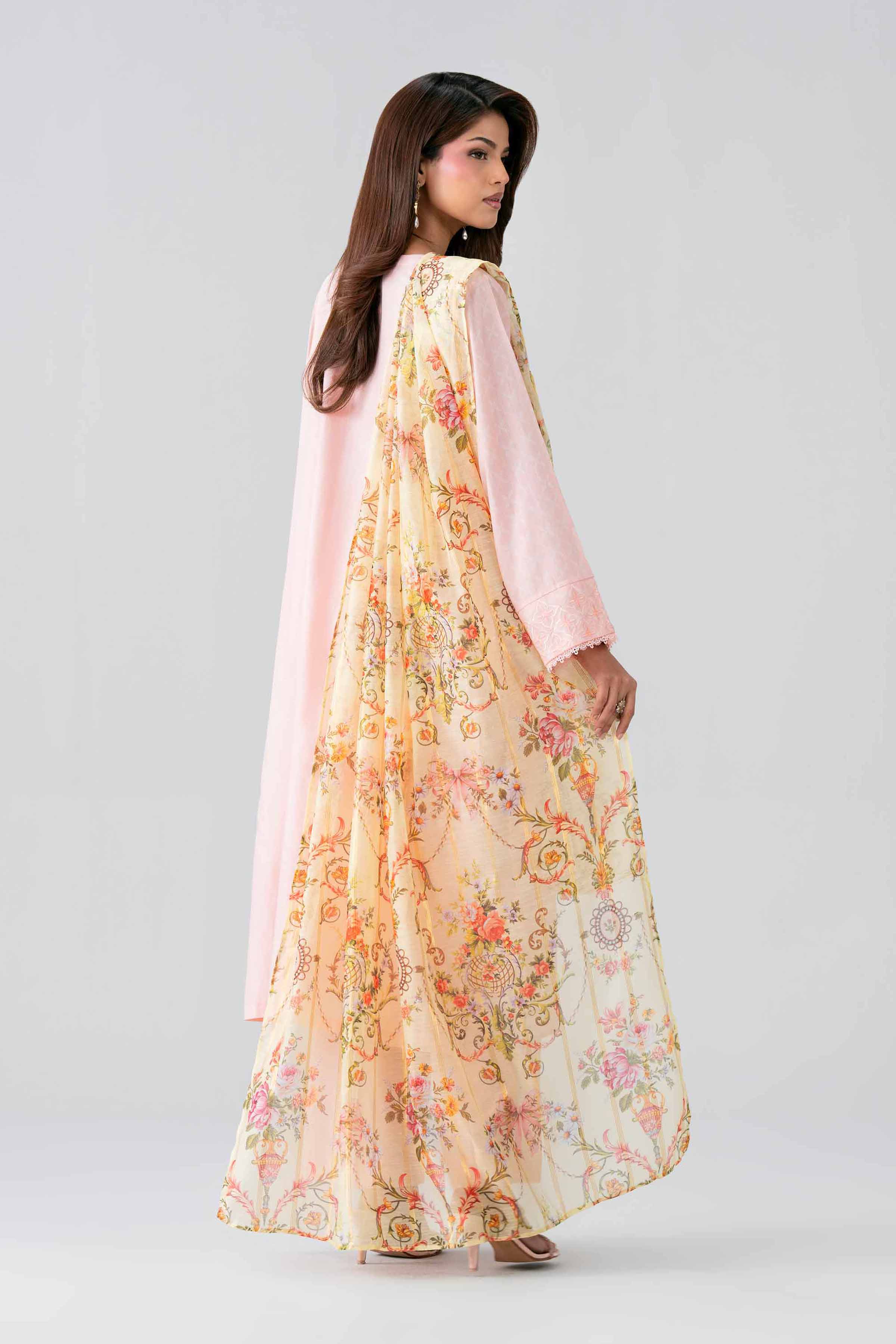 Nishat UK - Pink Embroidered Jacquard 3 Pieces ready to wear Suit