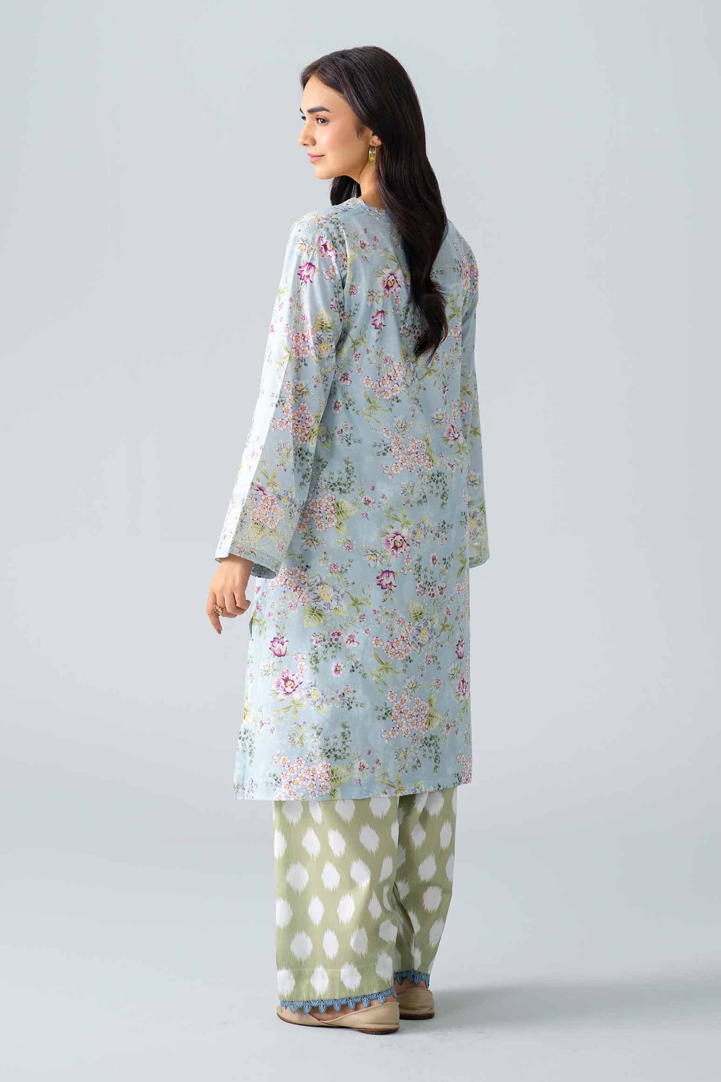 Nishat UK - Multi Embroidered Lawn 2 Pieces Ready To Wear Dress