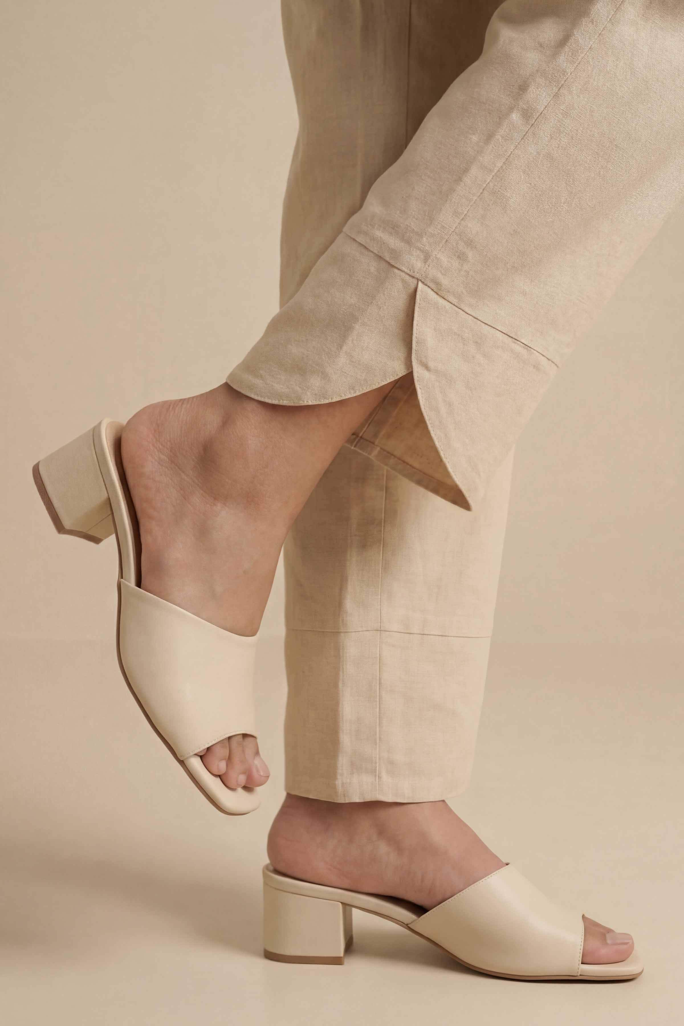 NishatUK - Beige Cambric Cambric 1-piece ready to wear Trouser