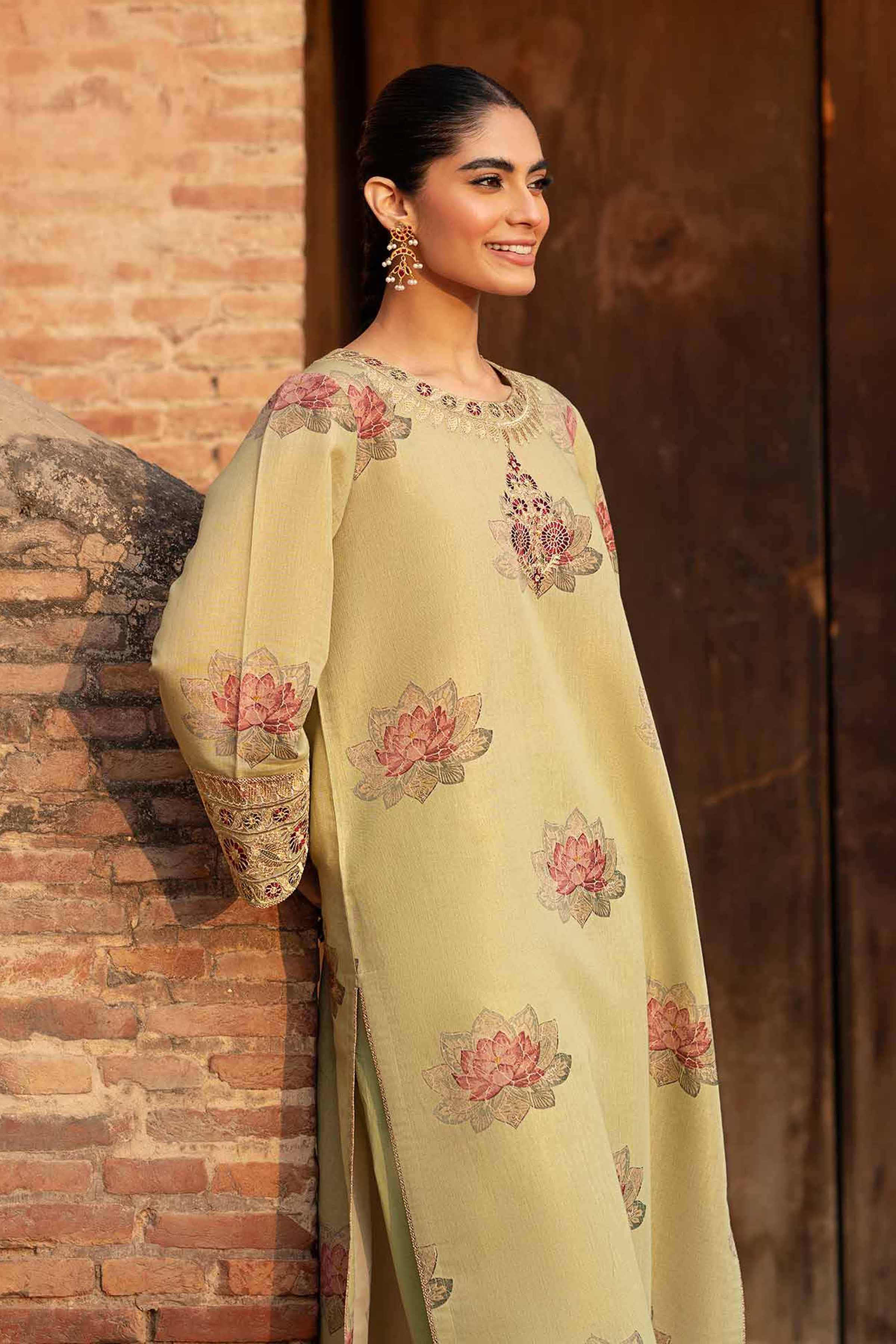 NishatUK - Pistachio Embroidered Jacquard 2-piece ready to wear Dress
