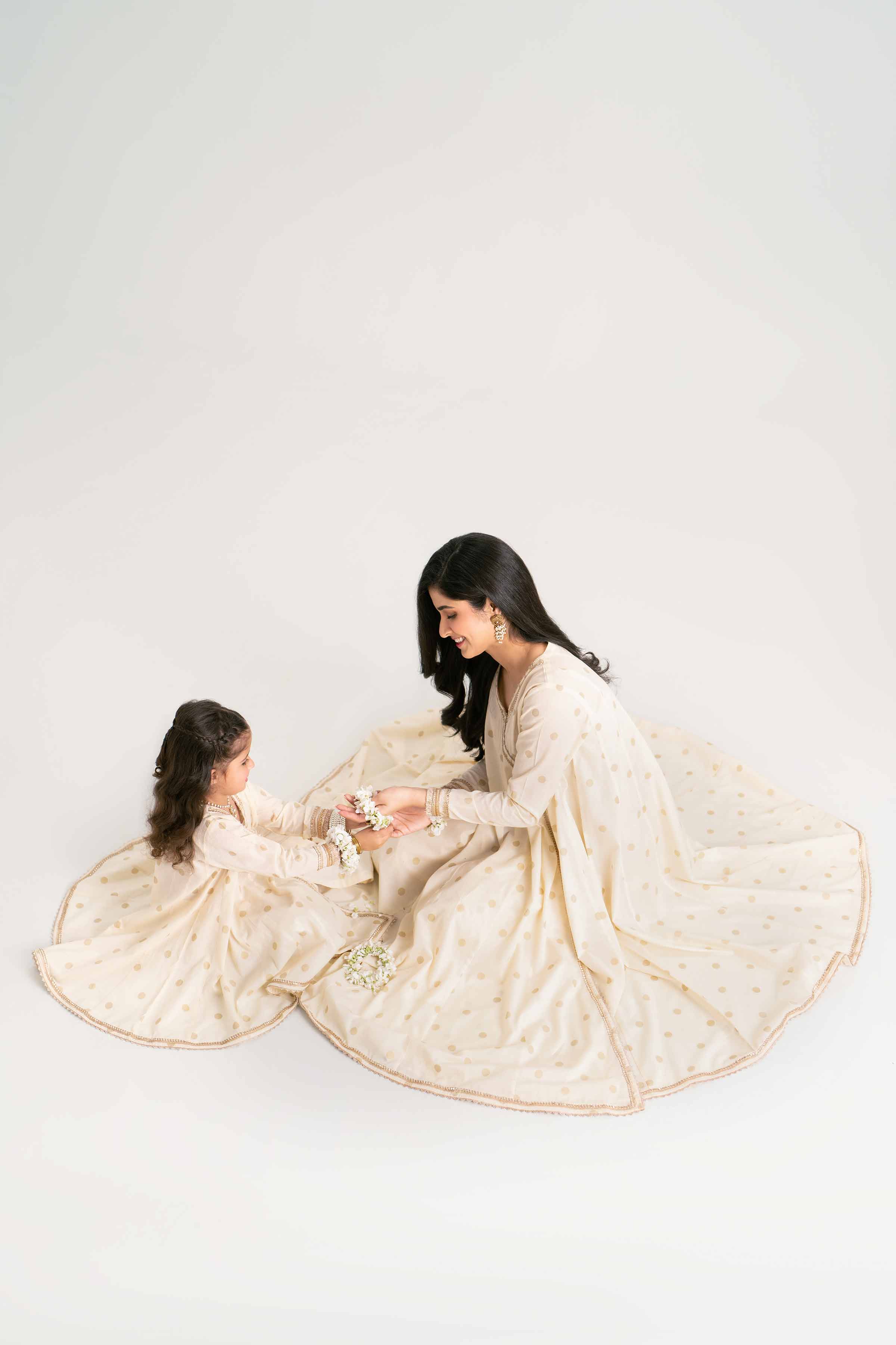 NishatUK - Off White Printed Lawn 2-piece ready to wear Dress