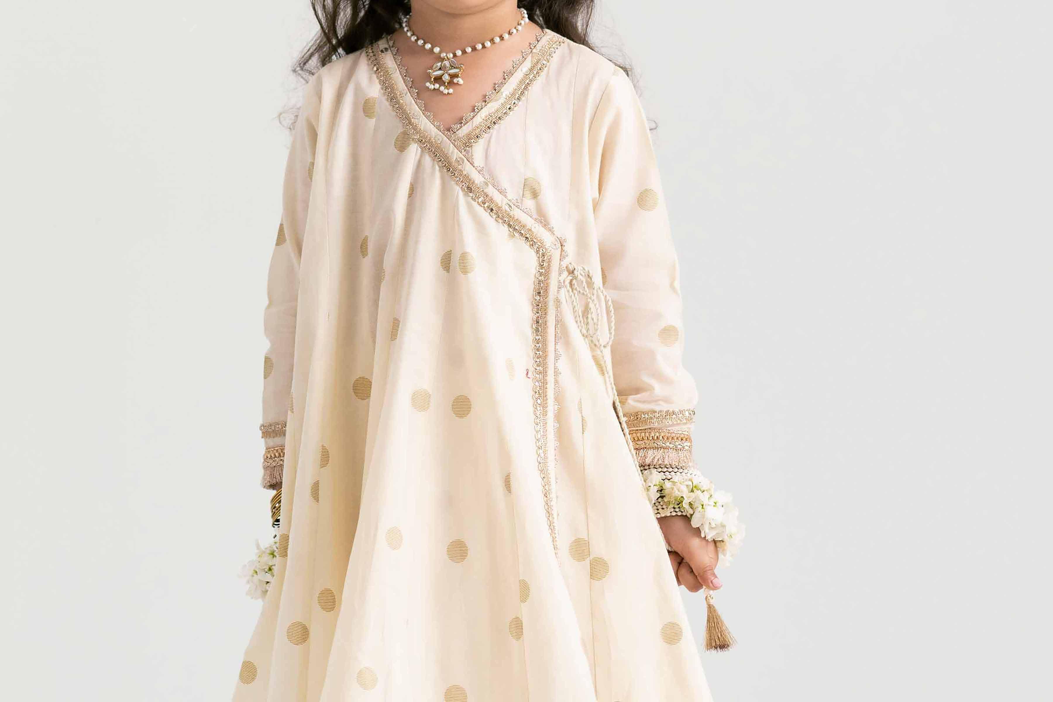 NishatUK - Off White Printed Lawn 2-piece ready to wear Dress