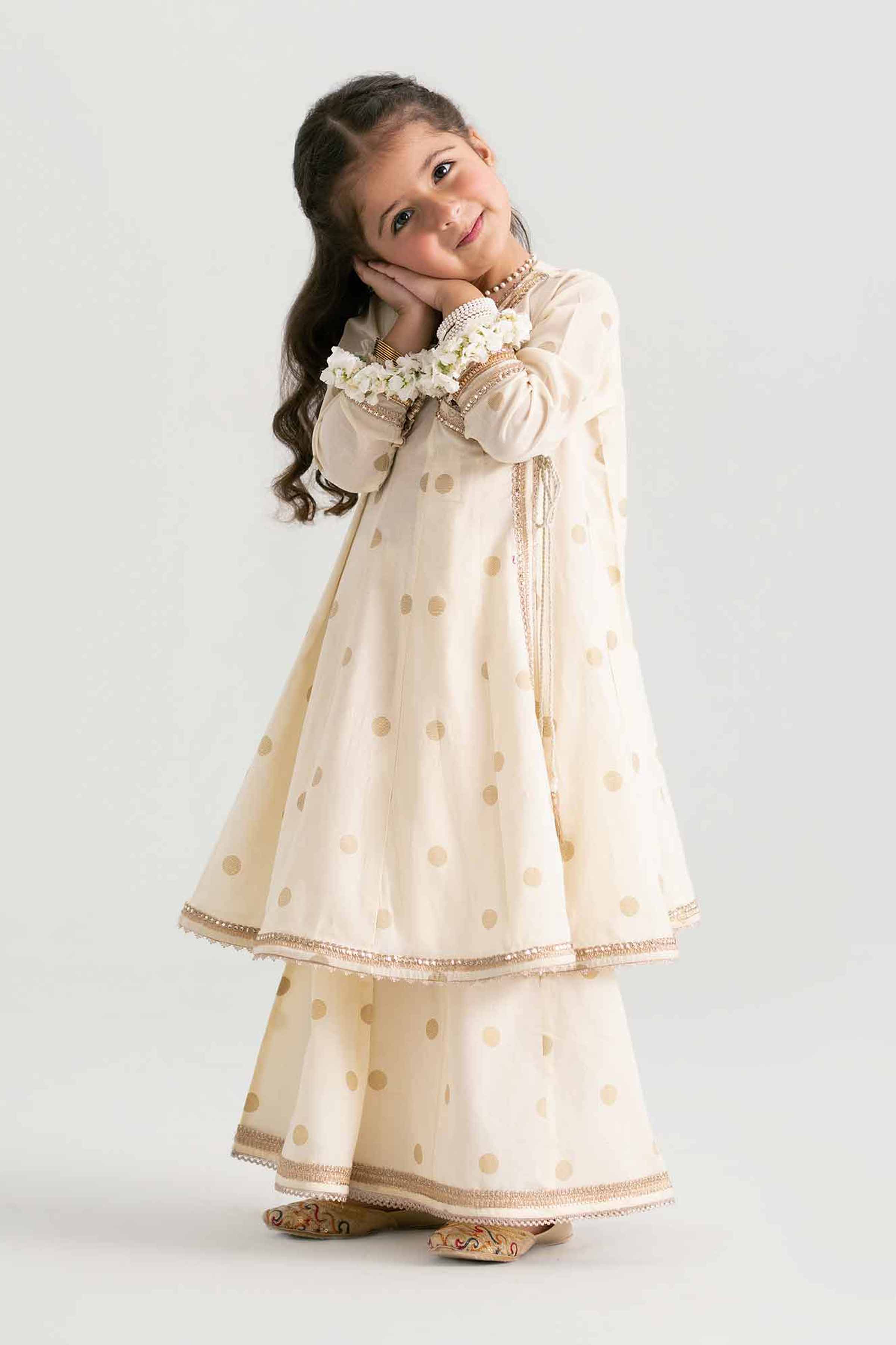 NishatUK - Off White Printed Lawn 2-piece ready to wear Dress