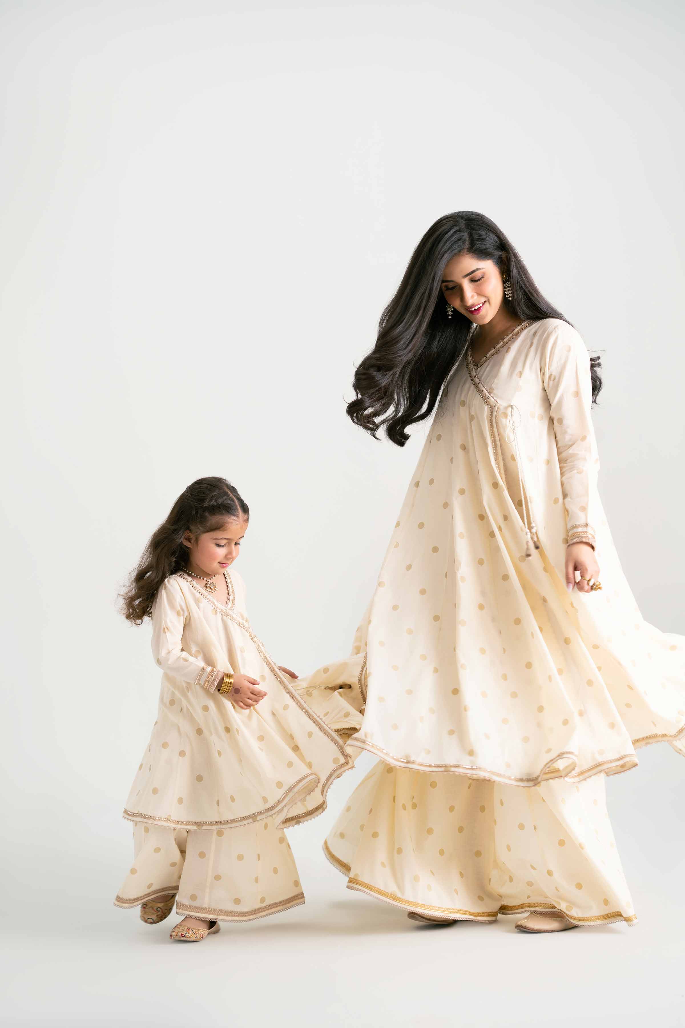 NishatUK - Off White Printed Lawn 2-piece ready to wear Dress