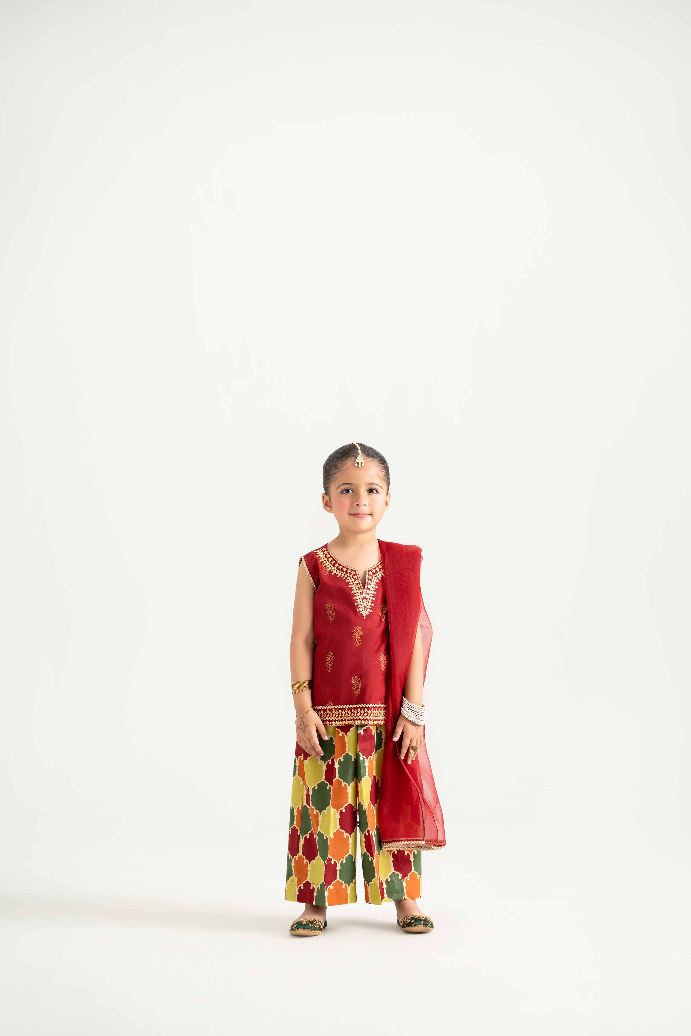 NishatUK - Maroon Embroidered  Lawn 3-piece ready to wear Suit